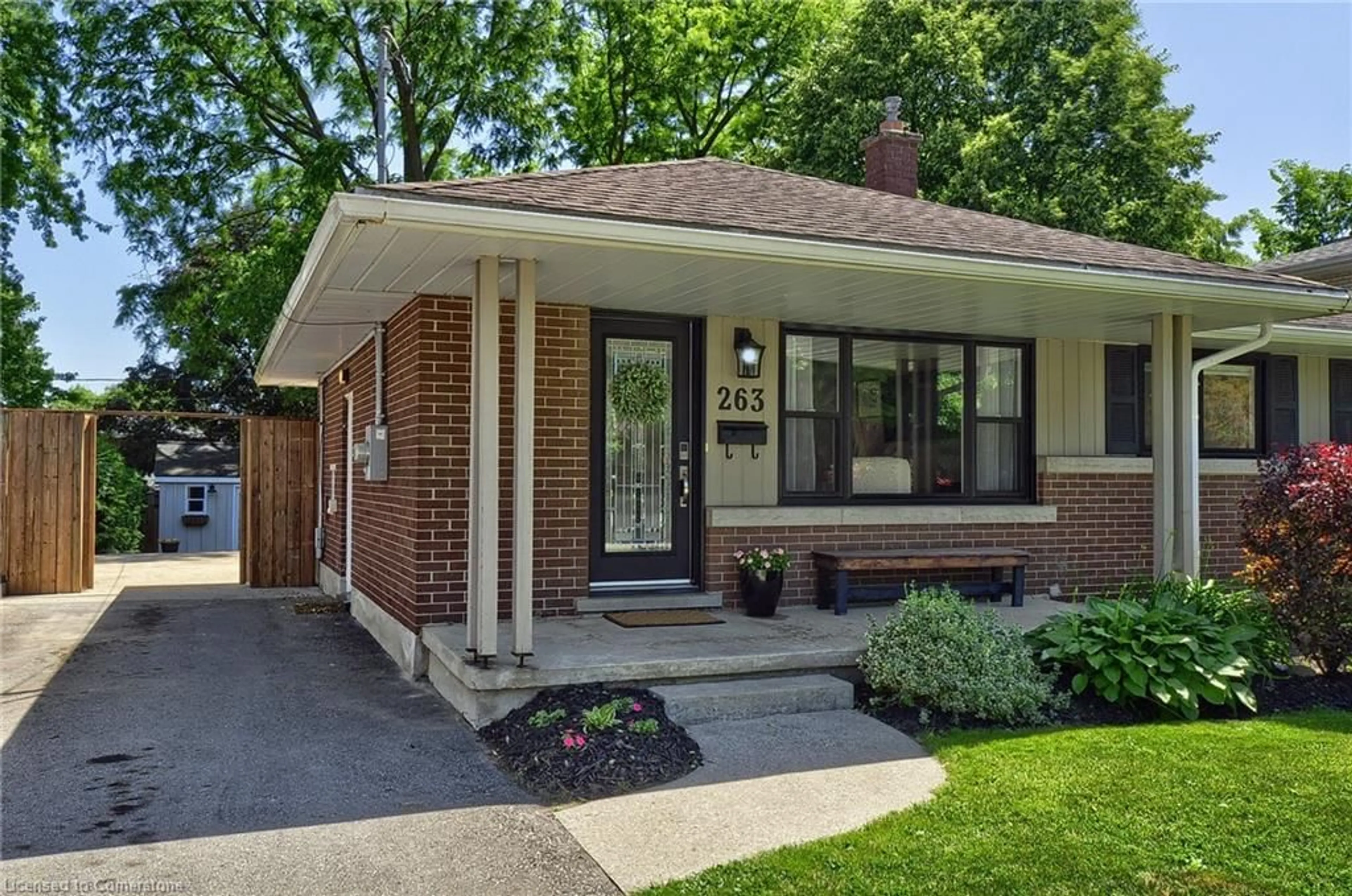 Home with brick exterior material, street for 263 Kitchener Rd, Cambridge Ontario N3H 1A7