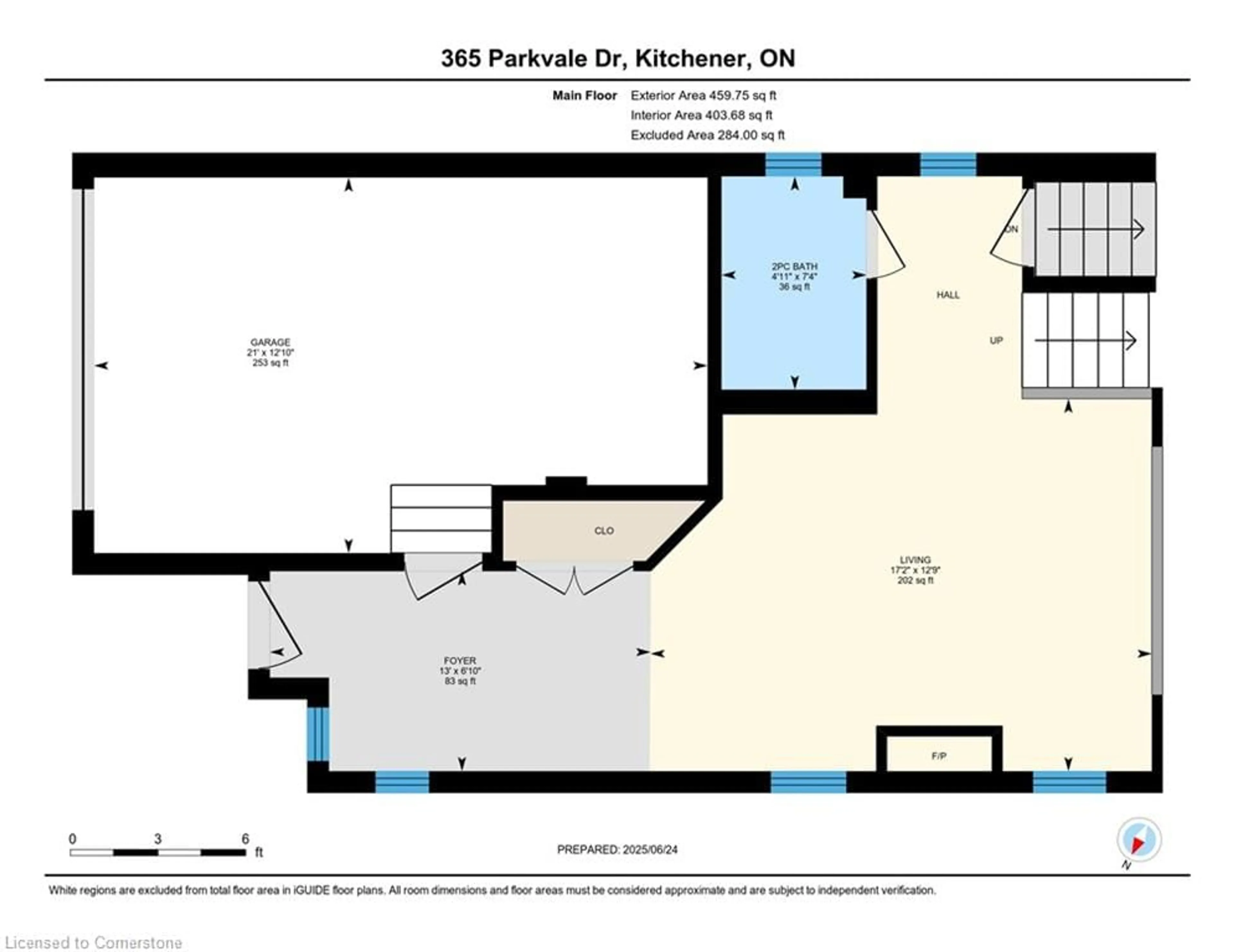 Floor plan for 365 Parkvale Dr, Kitchener Ontario N2R 1Y2