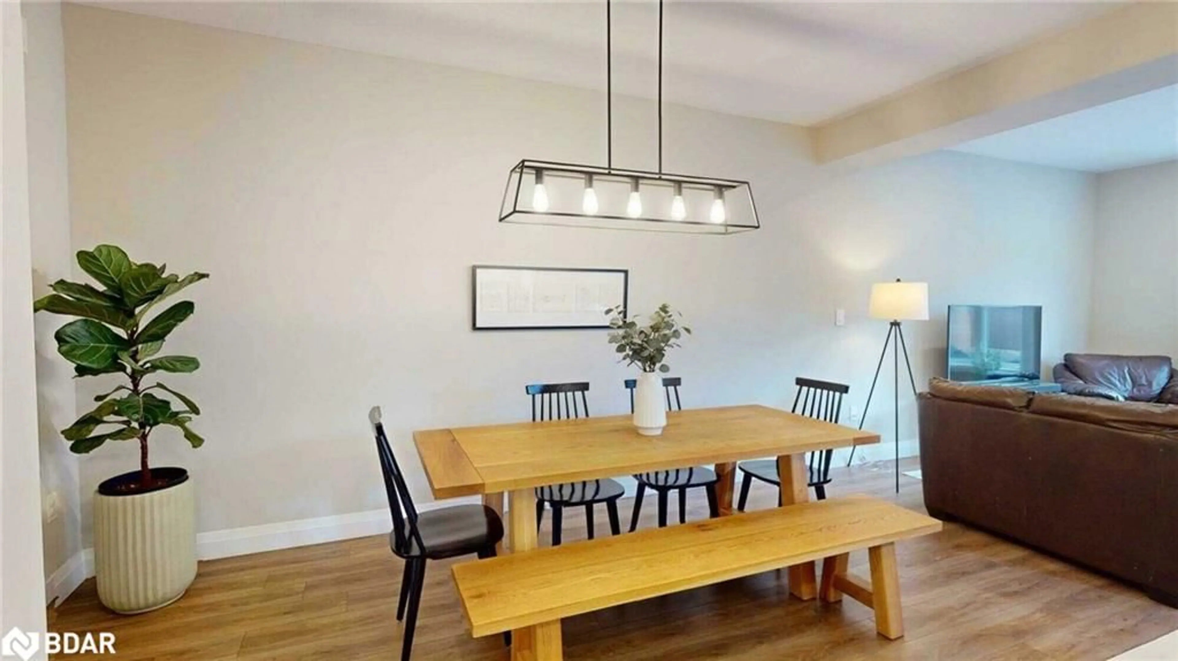 Dining room, wood/laminate floor for 35 Wideman Blvd #1, Guelph Ontario N1E 7L8