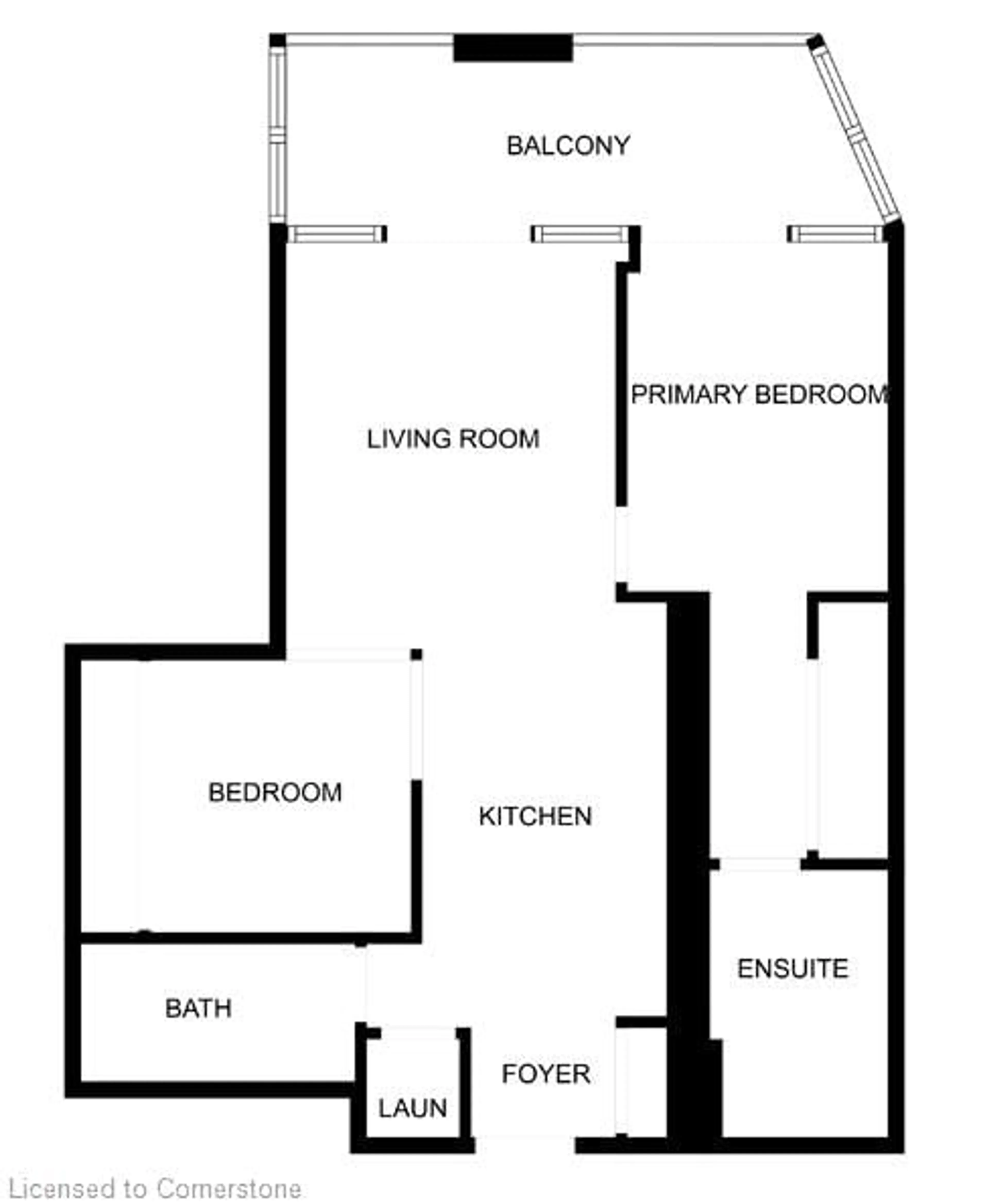 Floor plan for 20 Bruyeres Mews #330, Toronto Ontario M5V 0G8