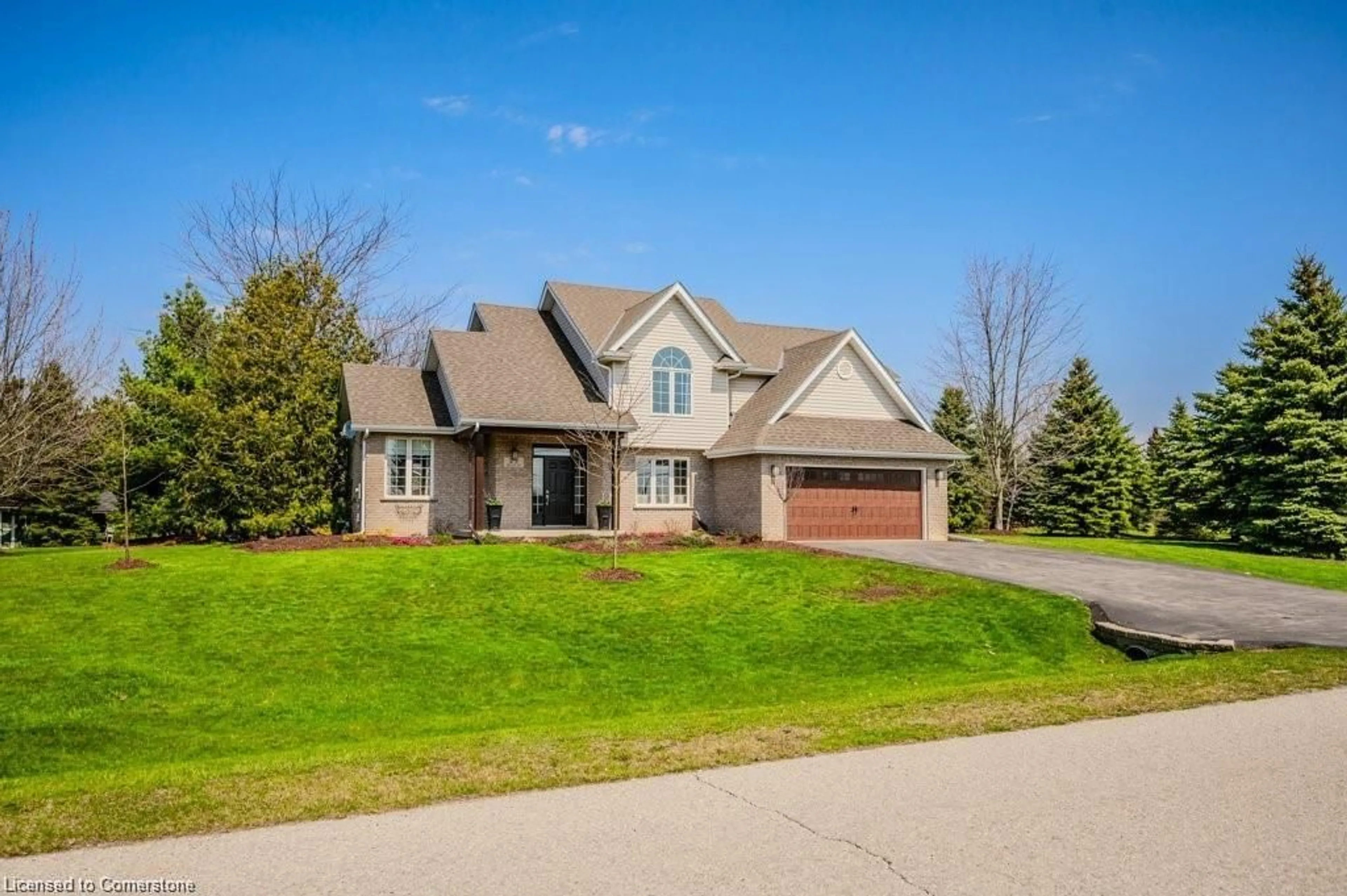 Home with brick exterior material, street for 25 Brian Dr, Burford Ontario N0E 1A0