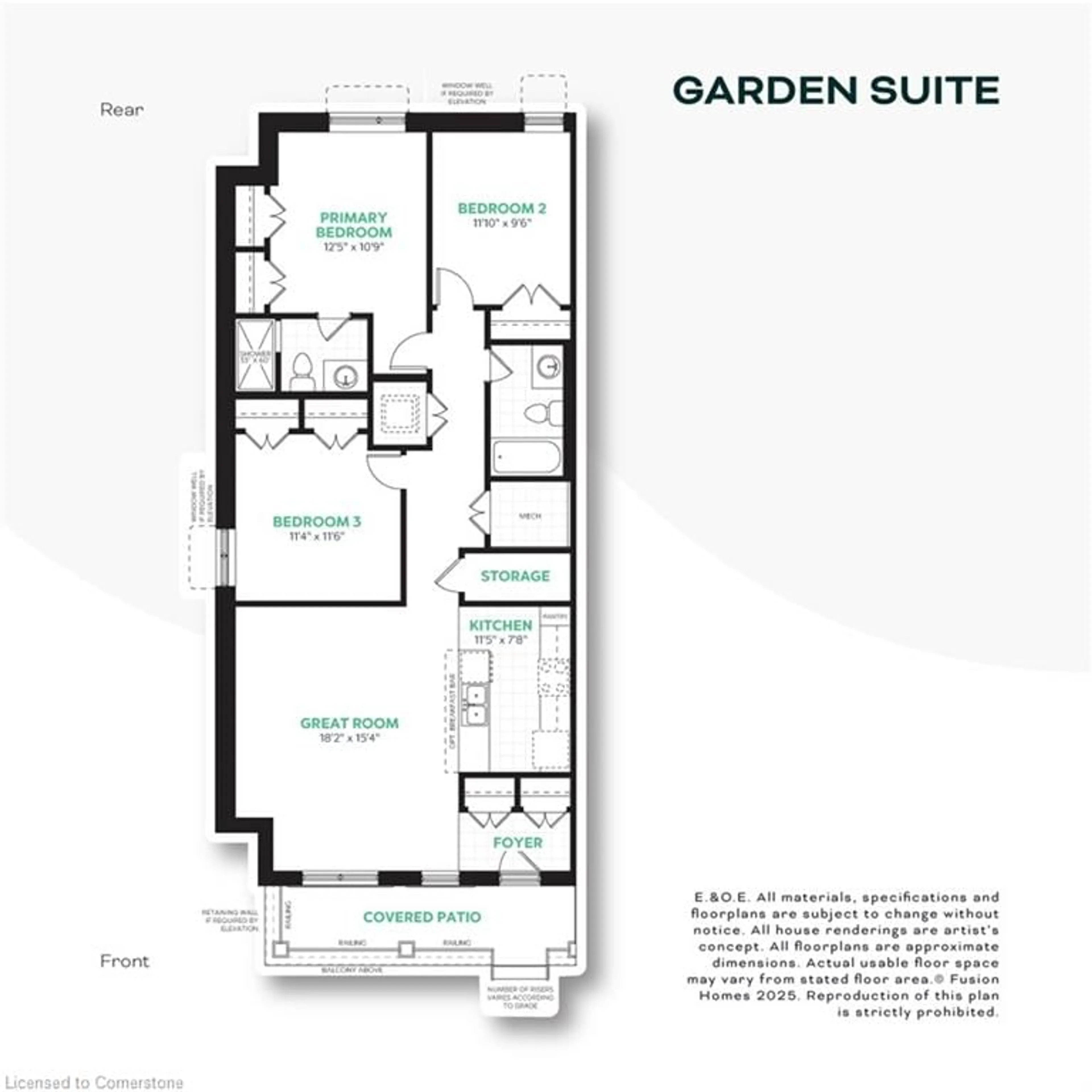 Floor plan for 25 Graphite Dr, Kitchener Ontario N2P 0G1
