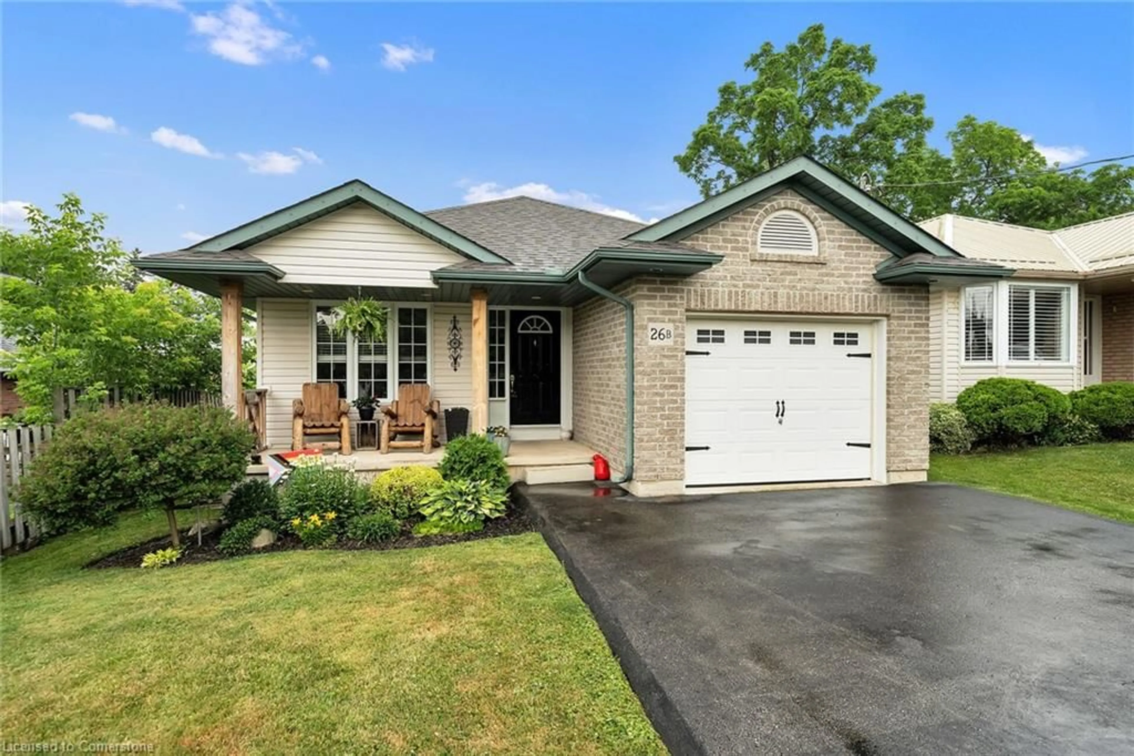 Home with brick exterior material, street for 26B Chippewa St, Cayuga Ontario N0A 1E0