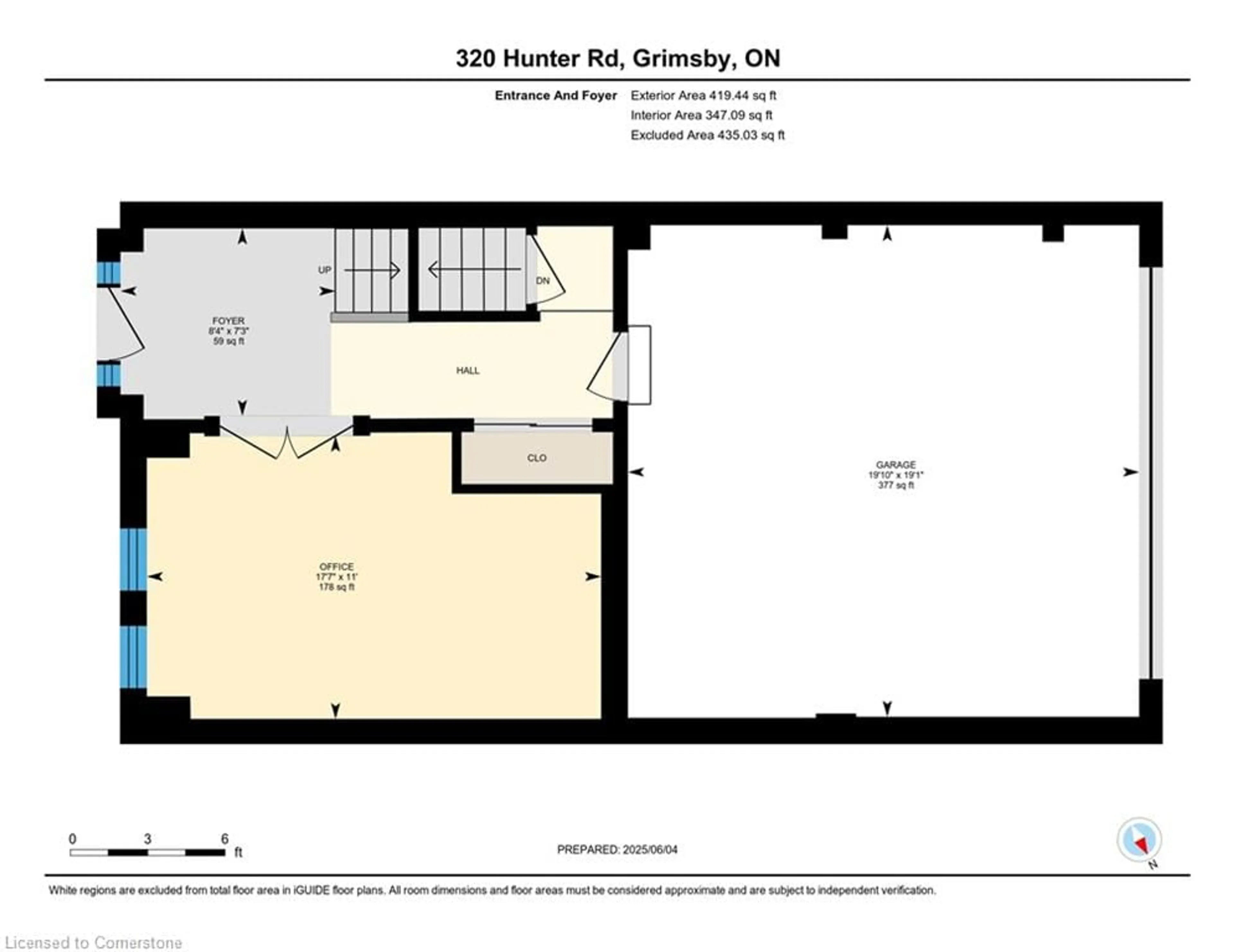 Floor plan for 320 Hunter Rd, Grimsby Ontario L3M 0H2