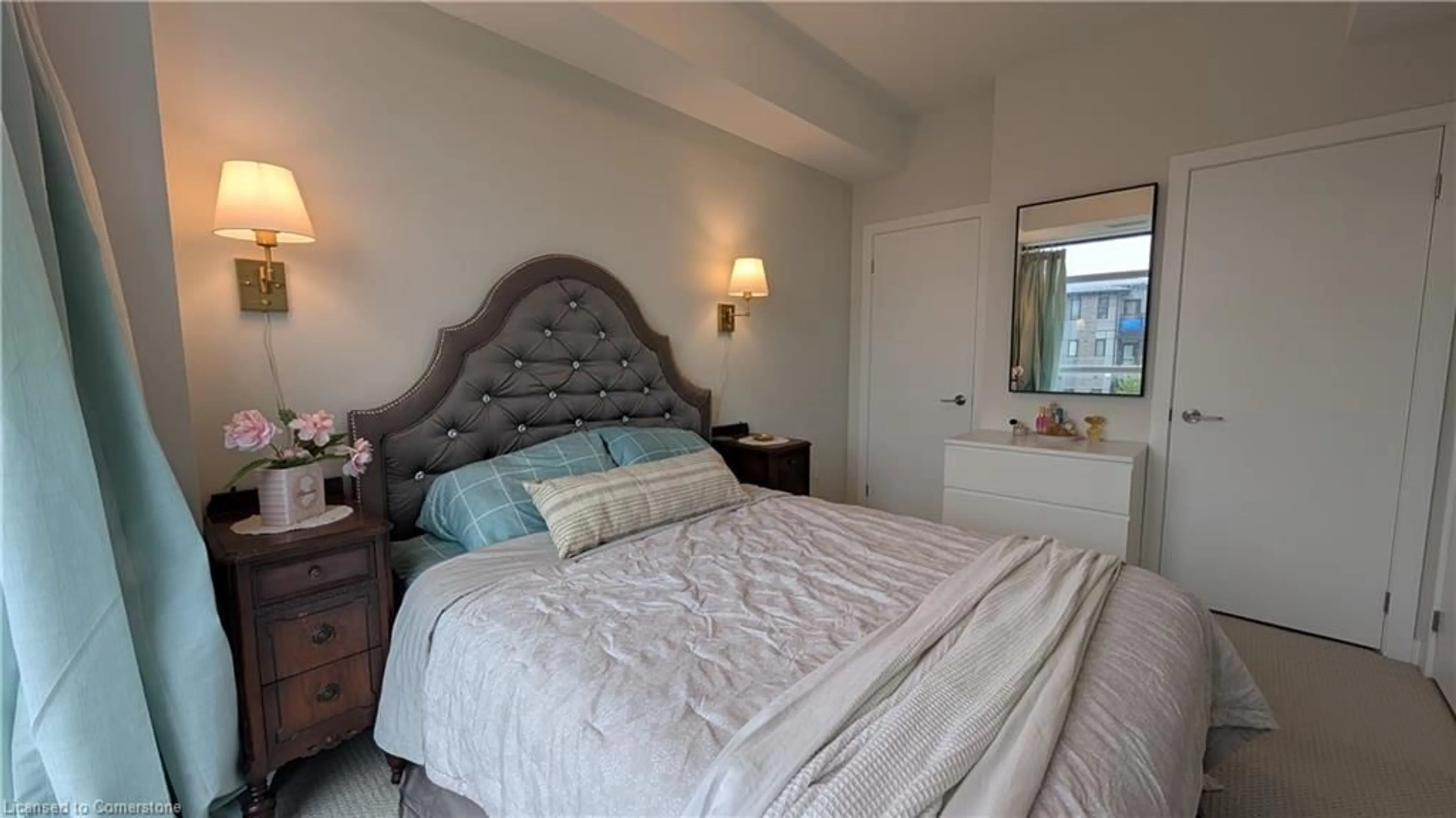 Bedroom with bed, unknown for 600 North Service Rd #222, Hamilton Ontario L8E 0L2