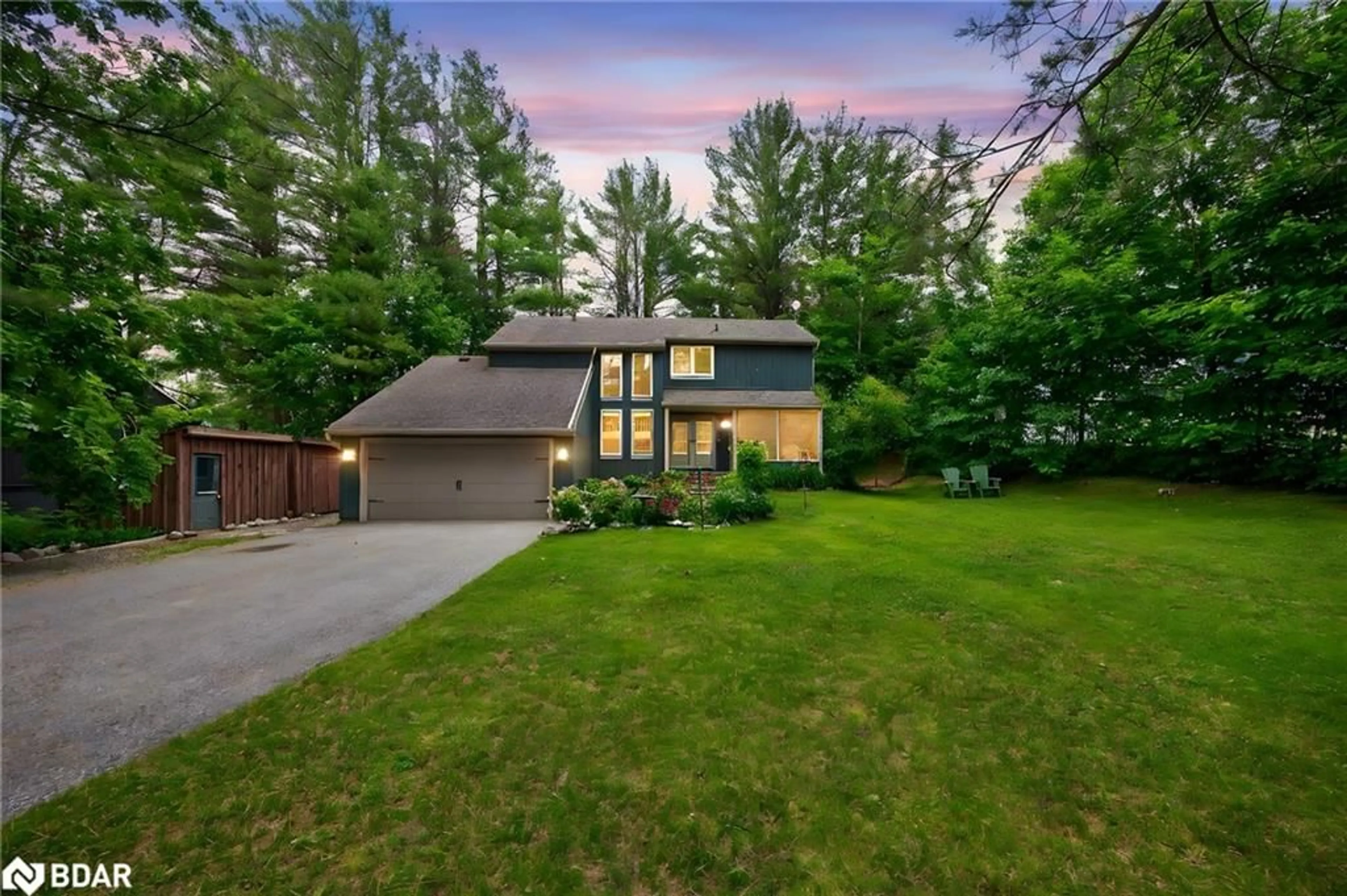 A pic from outside/outdoor area/front of a property/back of a property/a pic from drone, street for 11 Sumac Cres, Oro-Medonte Ontario L0K 1E0