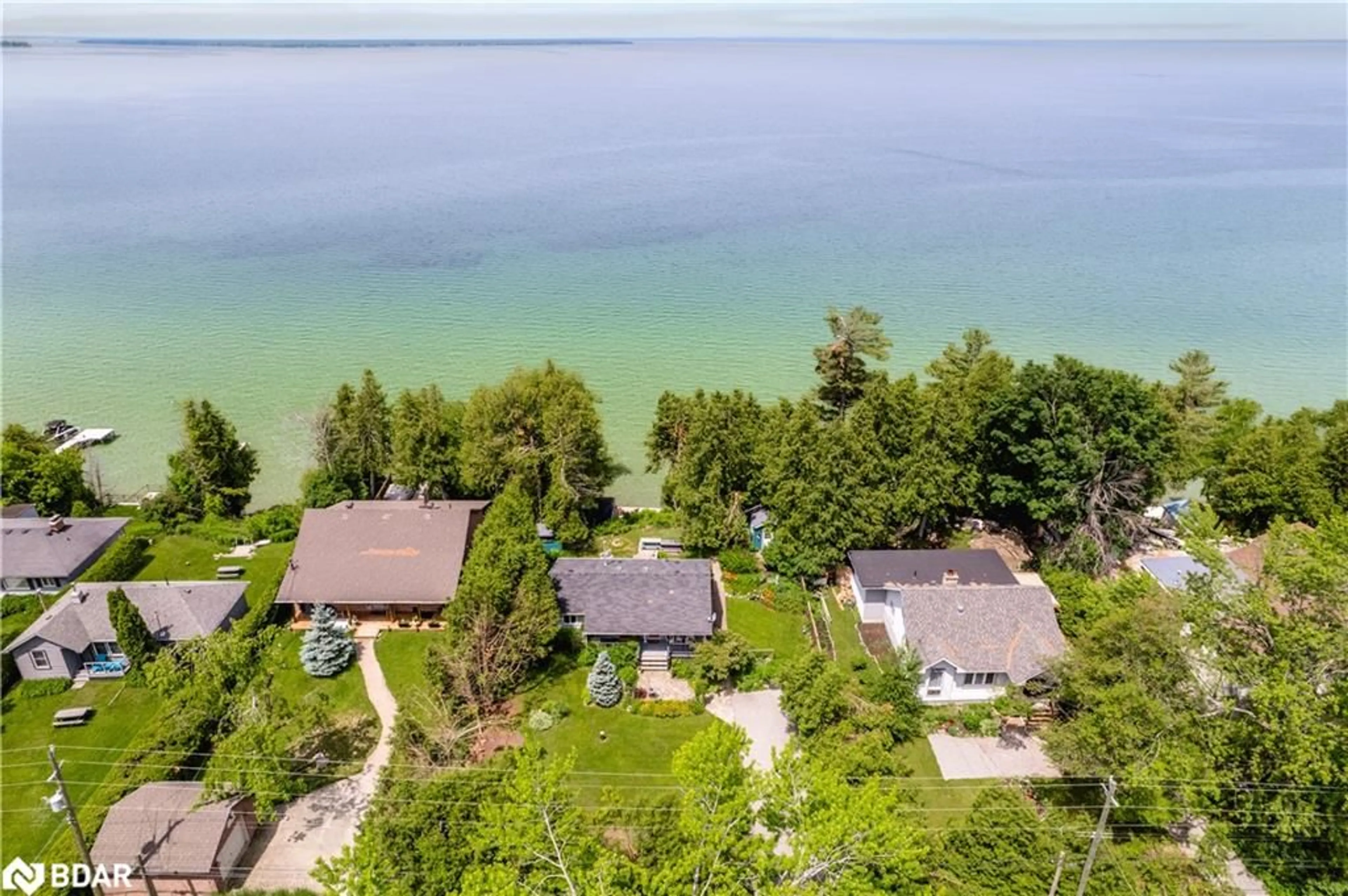 A pic from outside/outdoor area/front of a property/back of a property/a pic from drone, water/lake/river/ocean view for 24890 Thorah Park Blvd, Beaverton Ontario L0K 1A0
