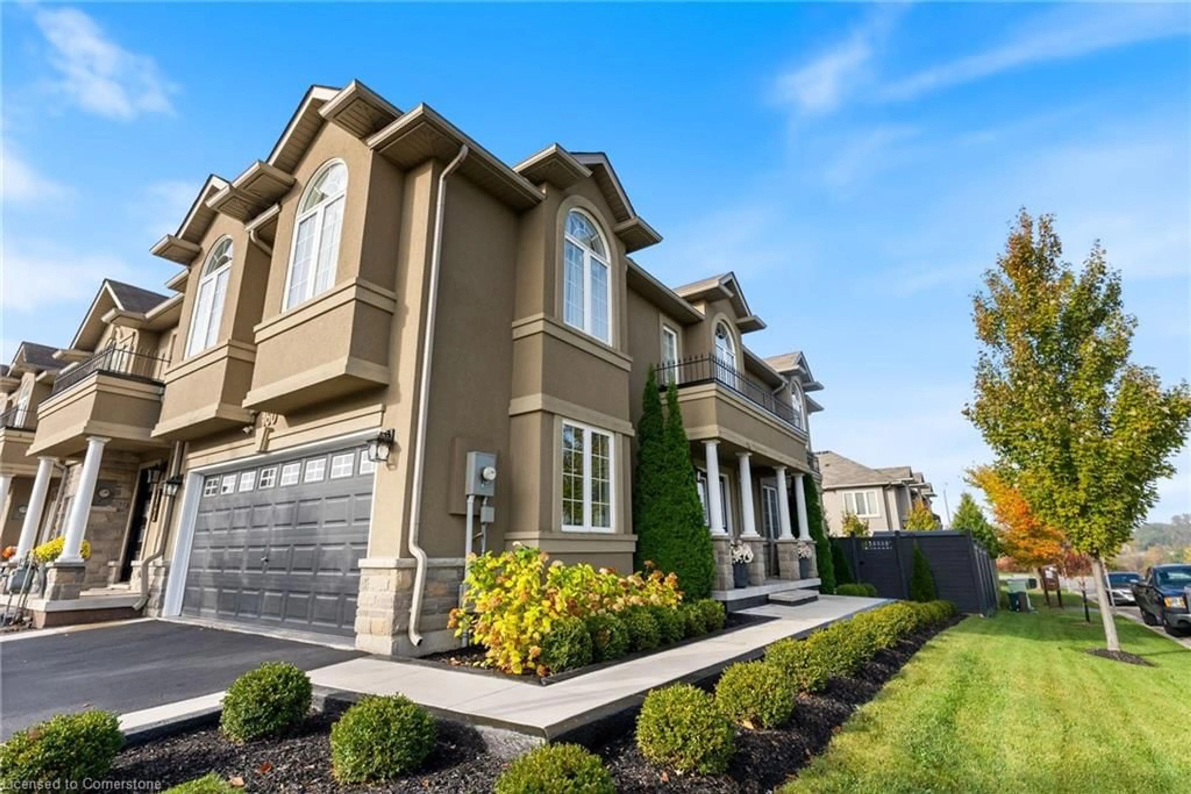 Home with vinyl exterior material, street for 160 Penny Lane, Hamilton Ontario L8J 0E2