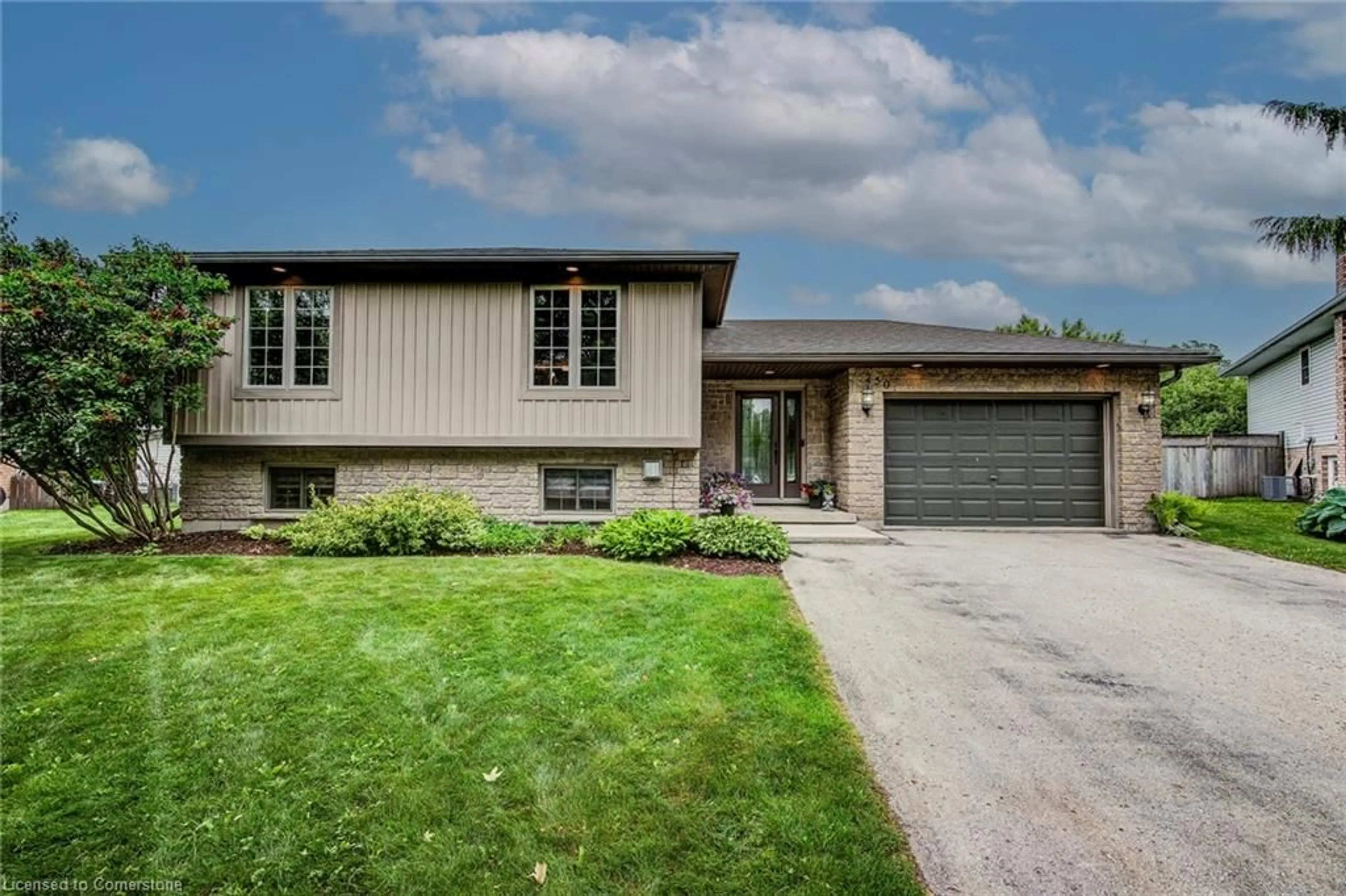 Home with brick exterior material, street for 250 Justin's Pl, Mount Forest Ontario N0G 2L3