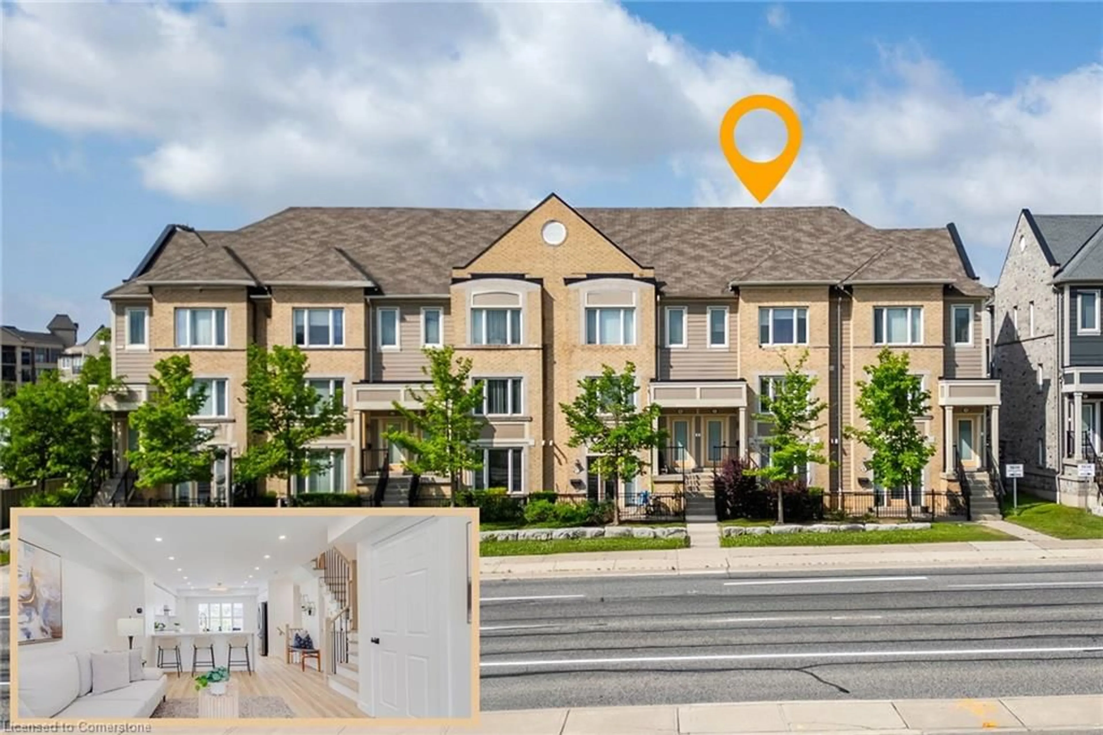 A pic from outside/outdoor area/front of a property/back of a property/a pic from drone, street for 5610 Winston Churchill Blvd #7, Mississauga Ontario L5M 0L9