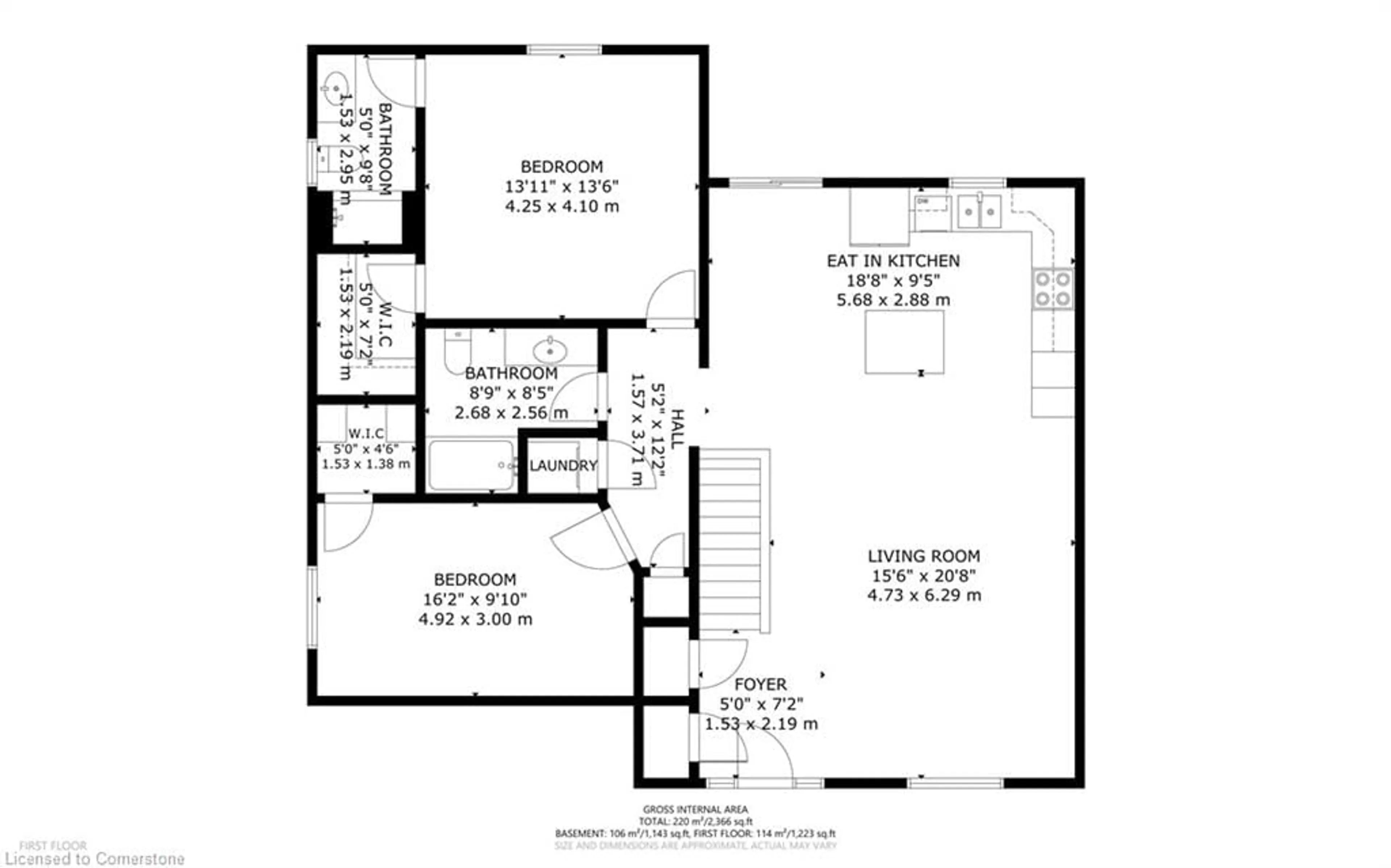 Floor plan for 232 Donly Dr, Simcoe Ontario N3Y 0B7