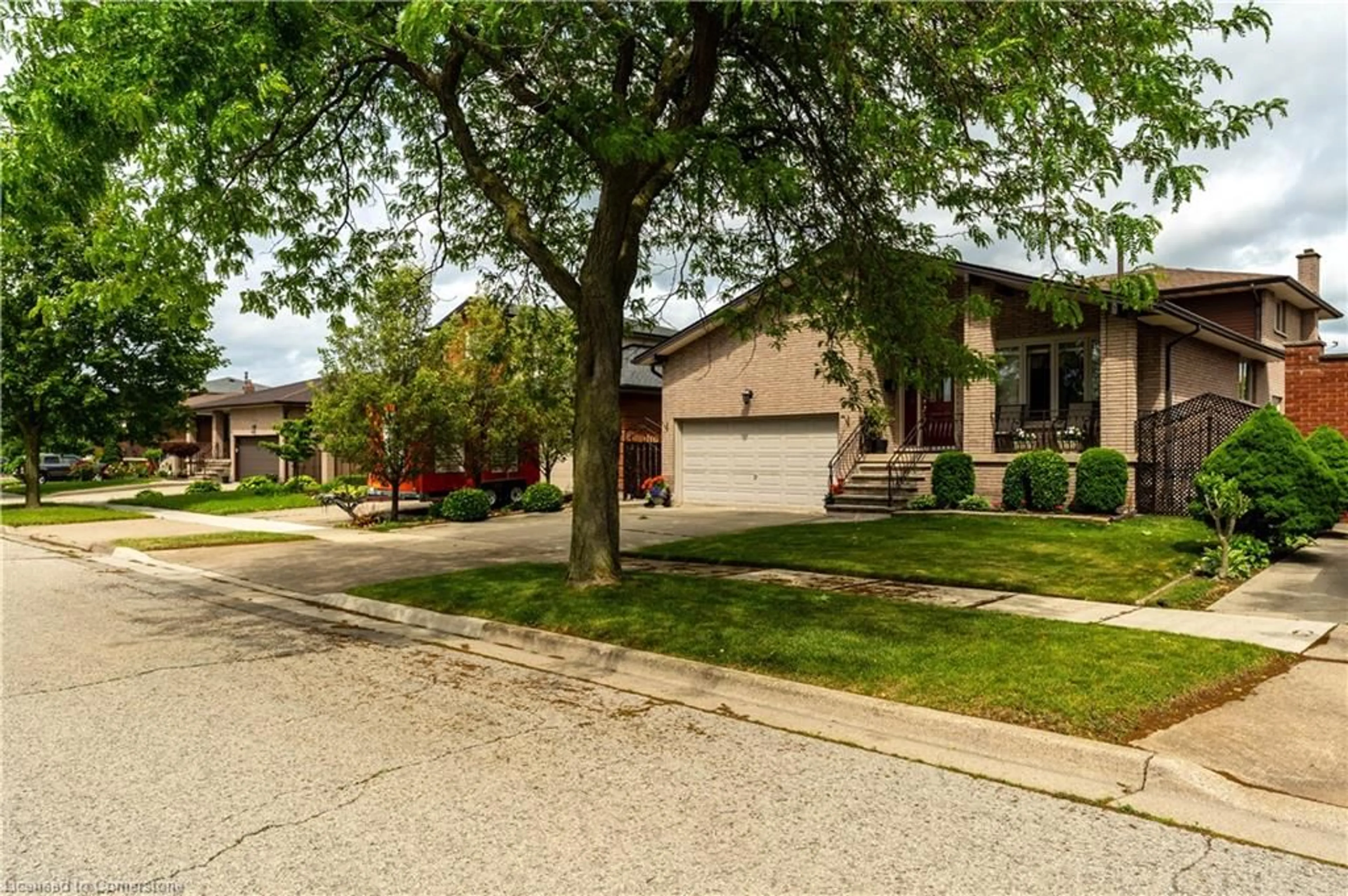 Home with brick exterior material, street for 14 Valrose Dr, Hamilton Ontario L8E 3T4