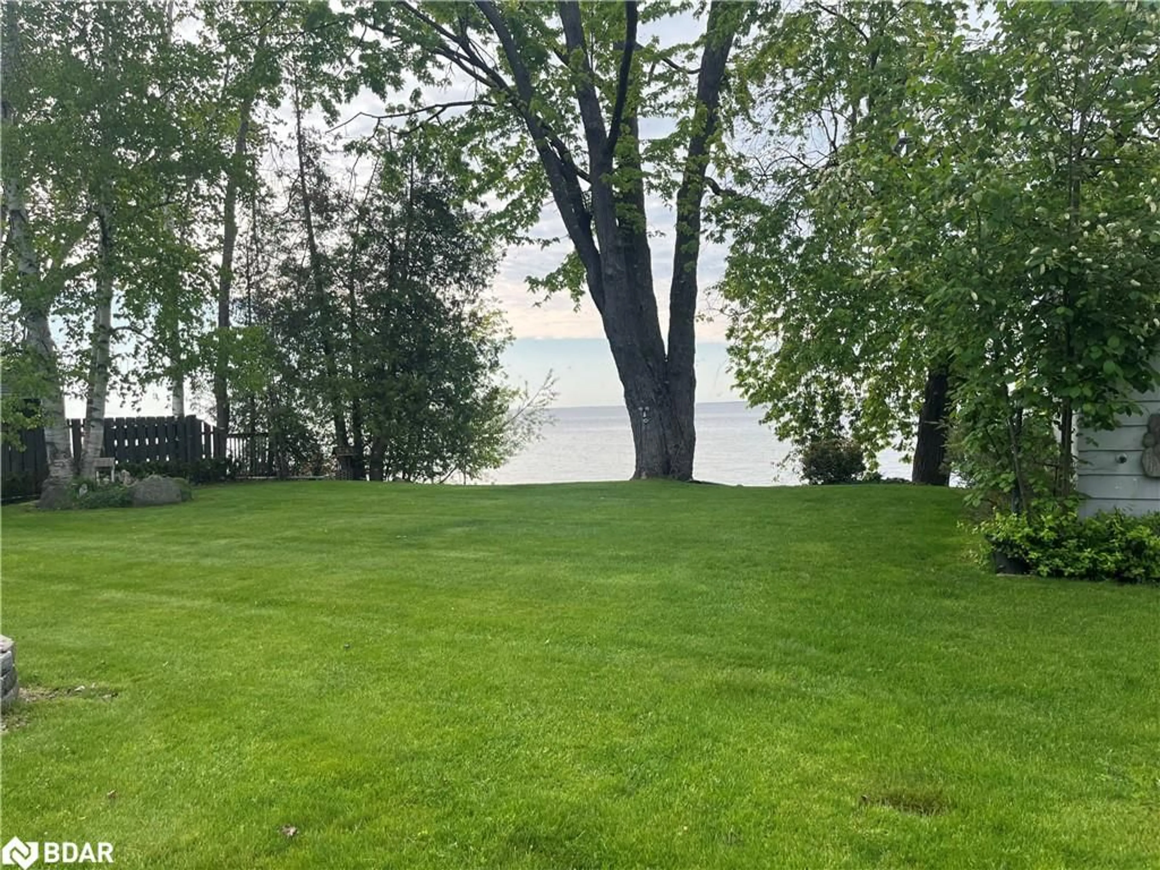 Patio, water/lake/river/ocean view for 155 Parkside Dr, Oro-Medonte Ontario L3V 0K8