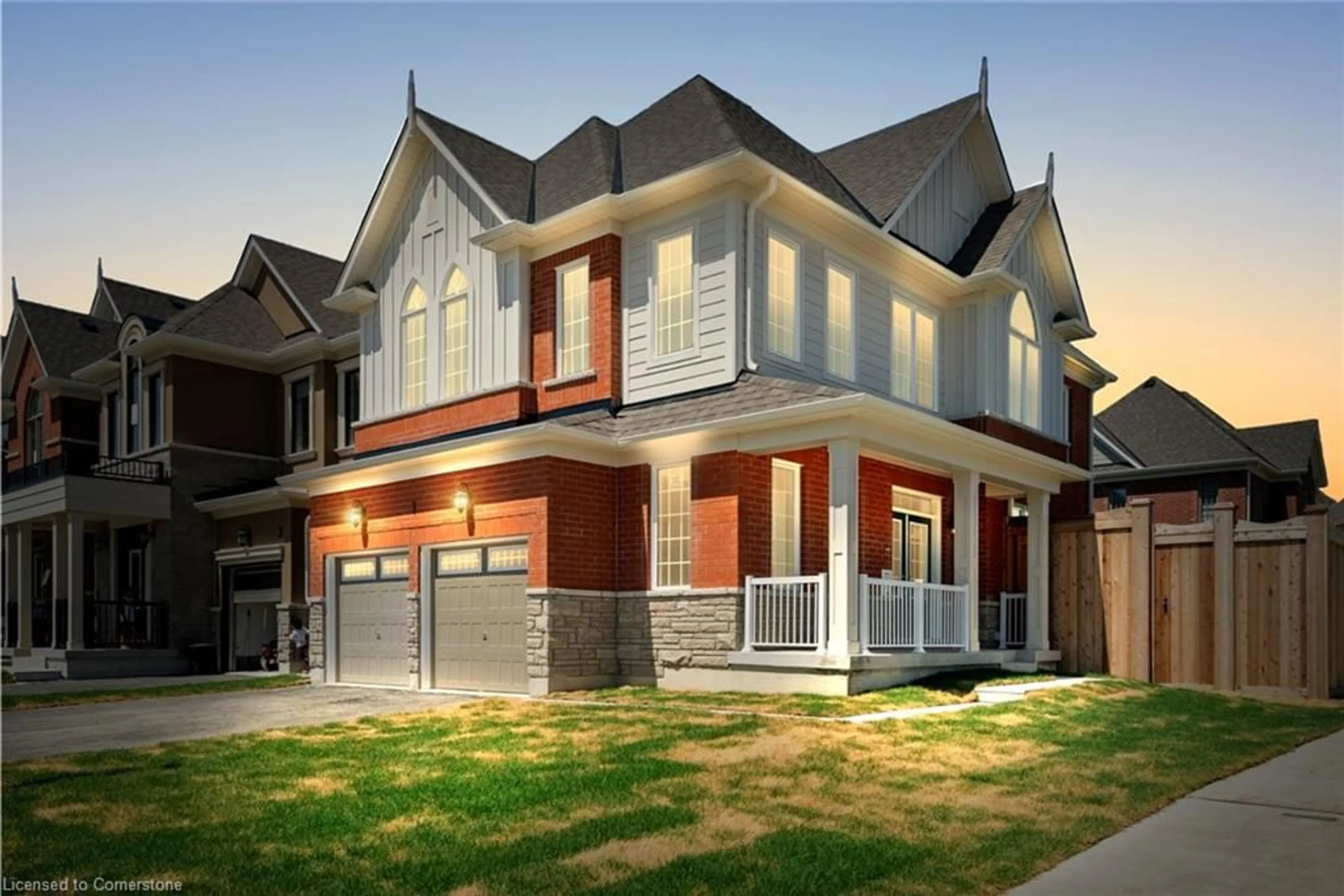 Home with brick exterior material, street for 1 Aster Woods Dr, Caledon Ontario L7C 4N8
