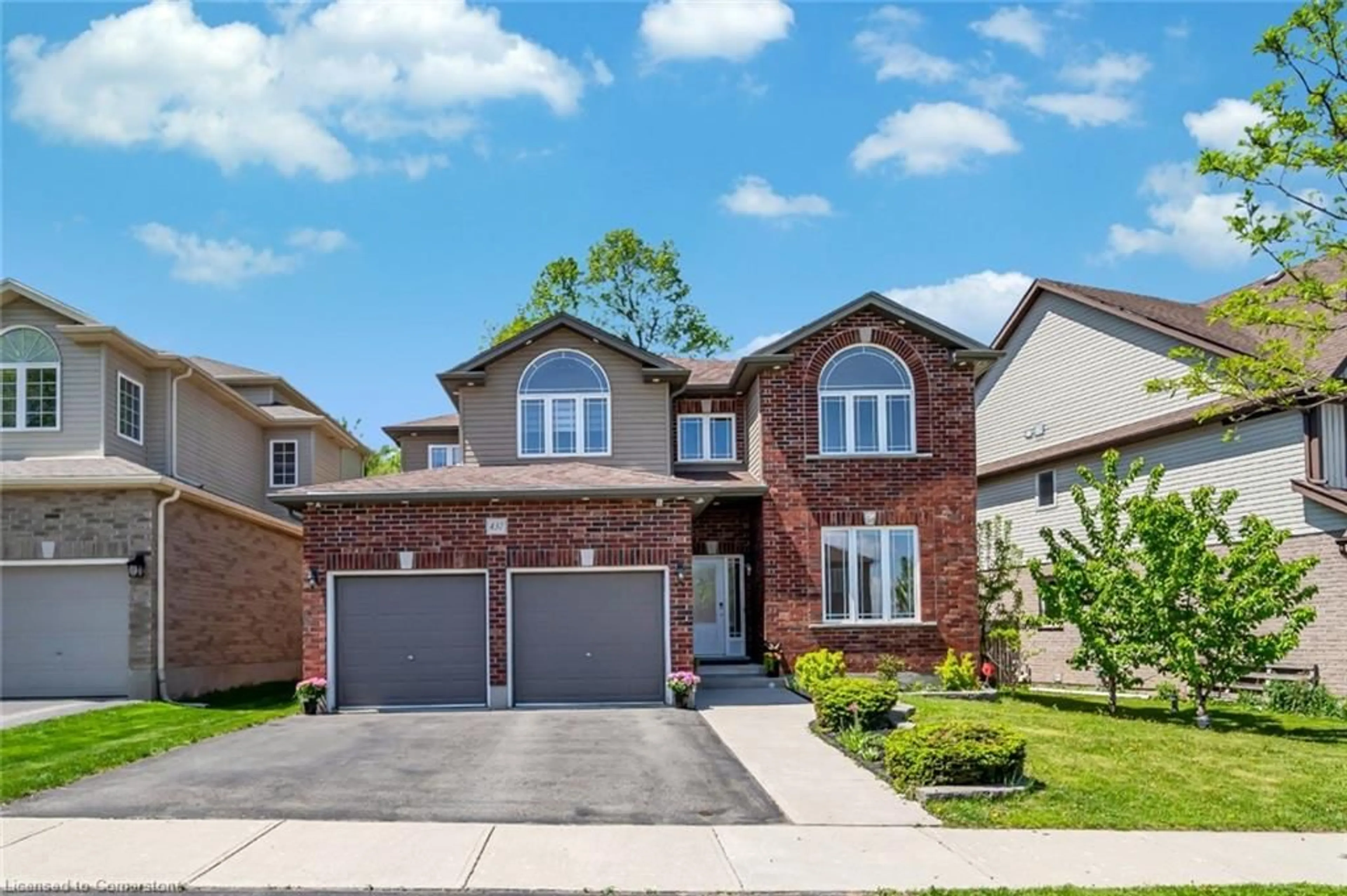 Home with brick exterior material, street for 437 Zeller Dr, Kitchener Ontario N2A 4M4
