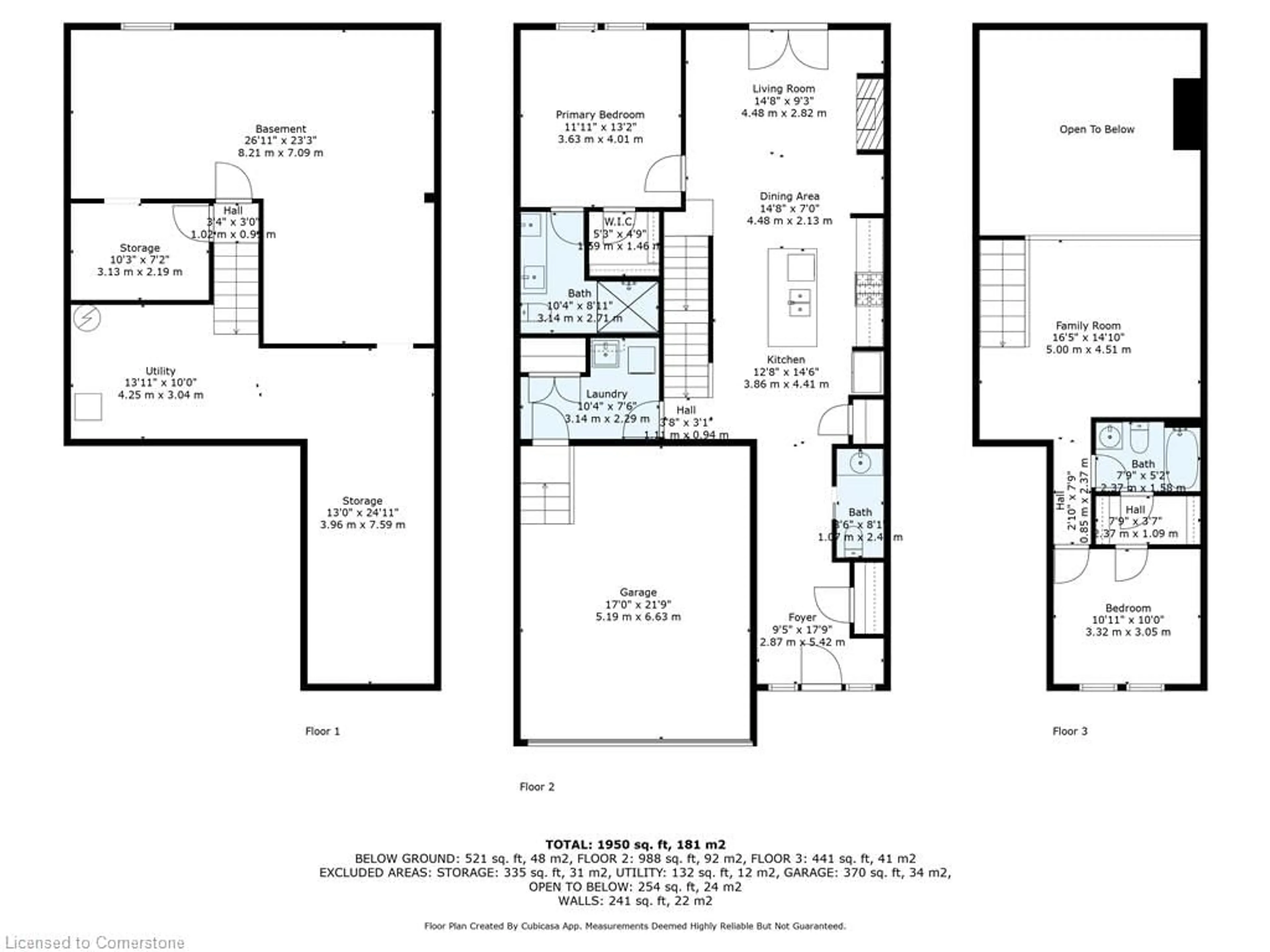 Floor plan for 51 Serviceberry Lane #2, Simcoe Ontario N3Y 0E5