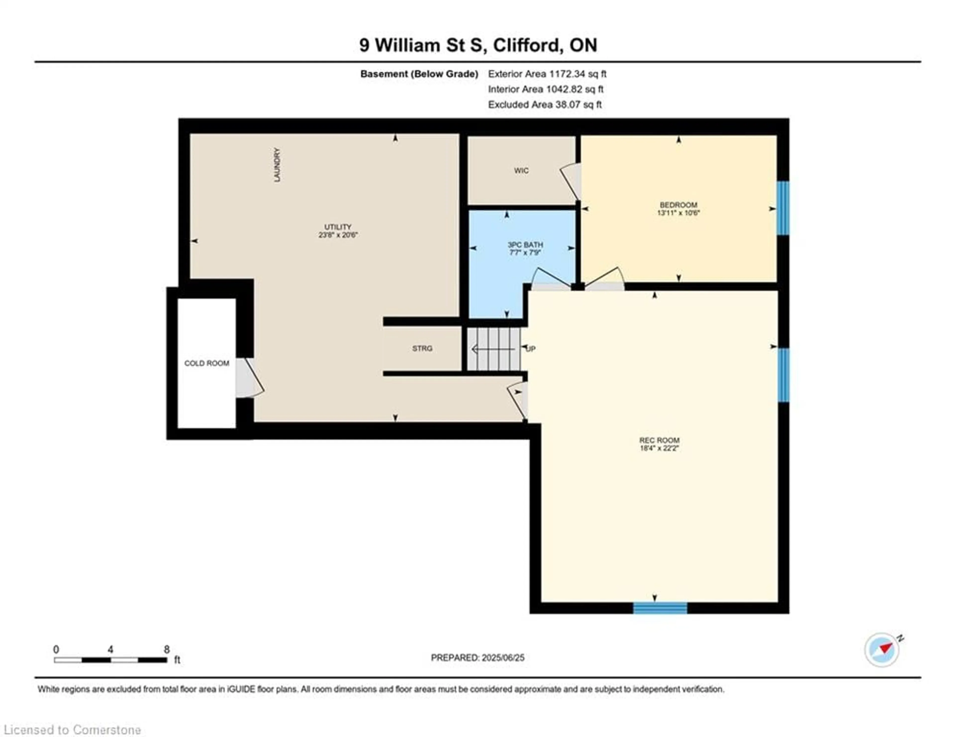 Floor plan for 9 William St, Clifford Ontario N0G 1M0