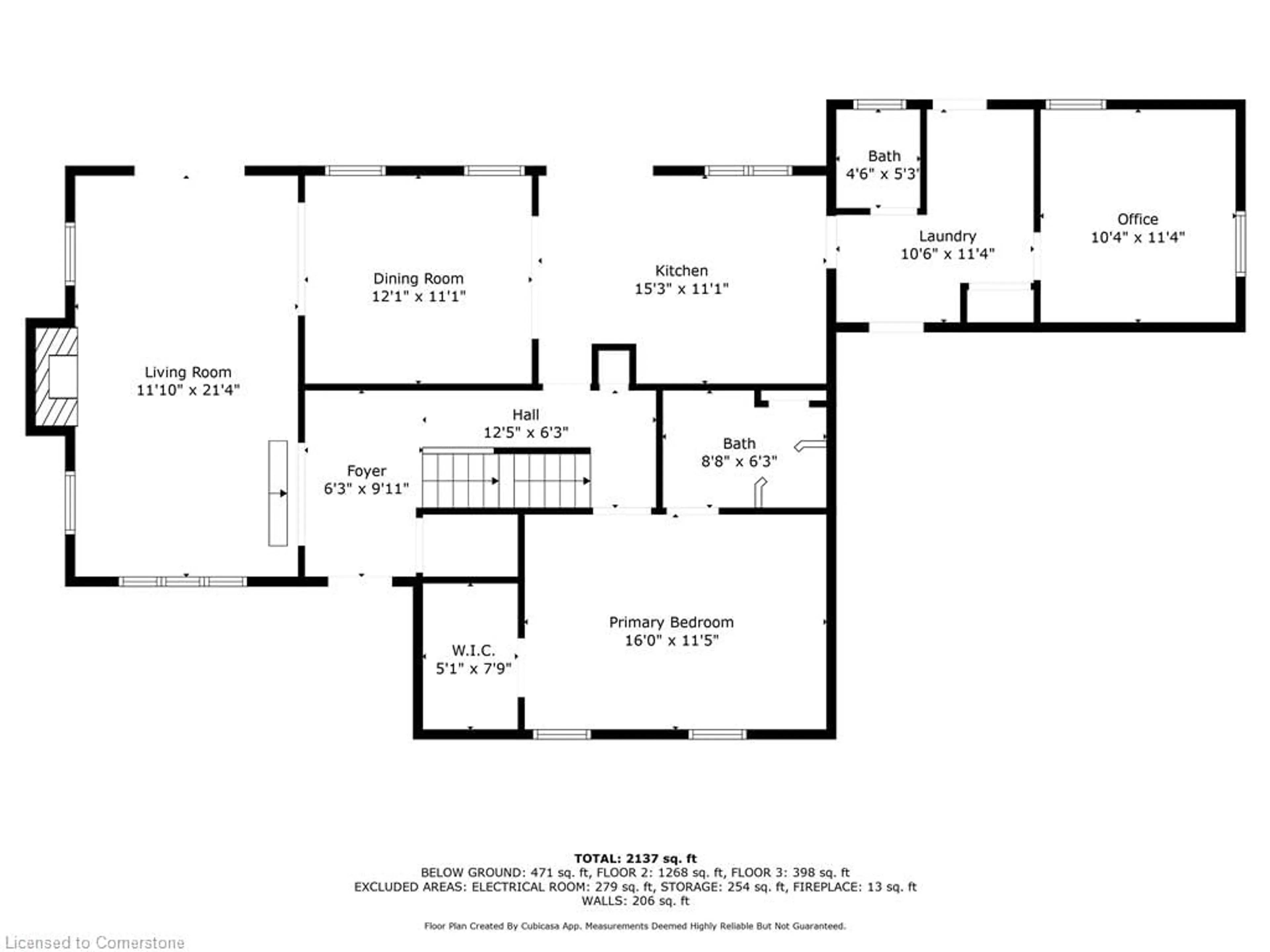 Floor plan for 23 Backus Dr, Port Rowan Ontario N0E 1M0