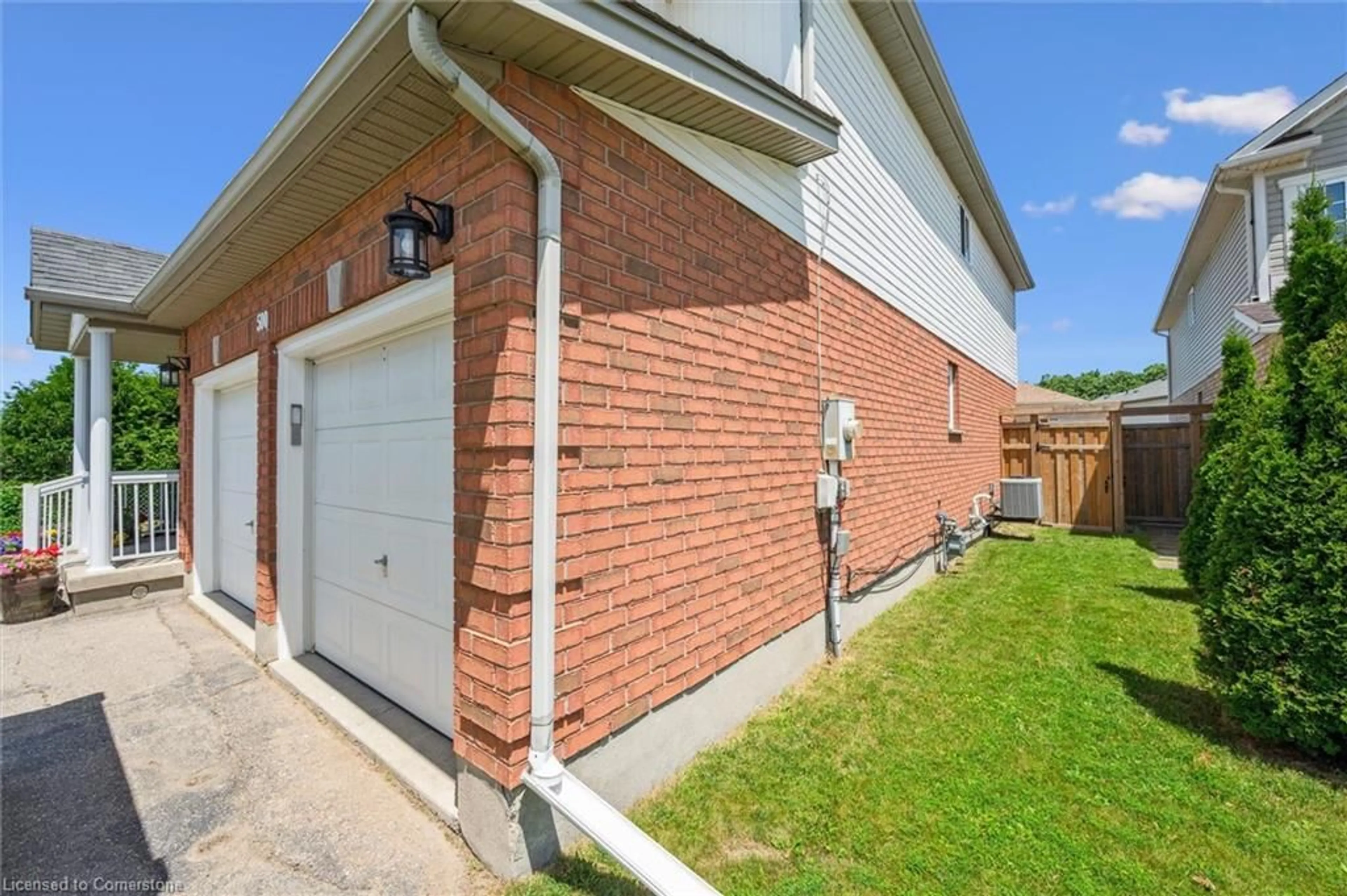 Home with brick exterior material, street for 500 Bridlewreath Crt, Kitchener Ontario N2E 3V6