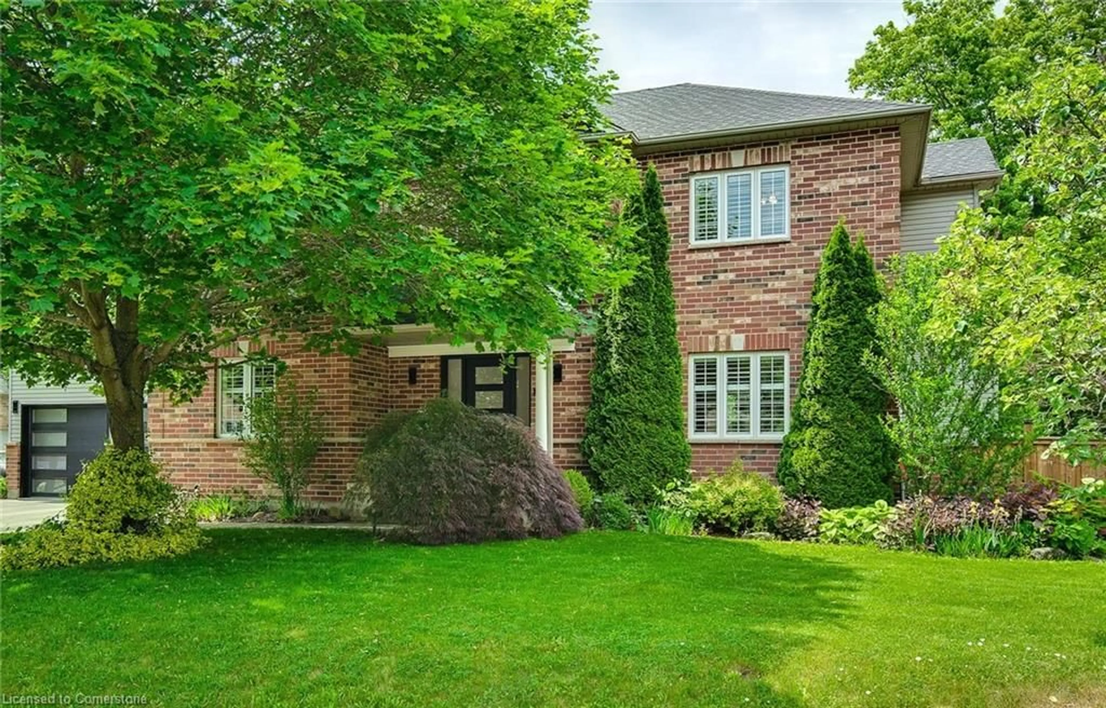 Home with brick exterior material, street for 9 Valley Ridge Lane, Hamilton Ontario L8N 2Z7
