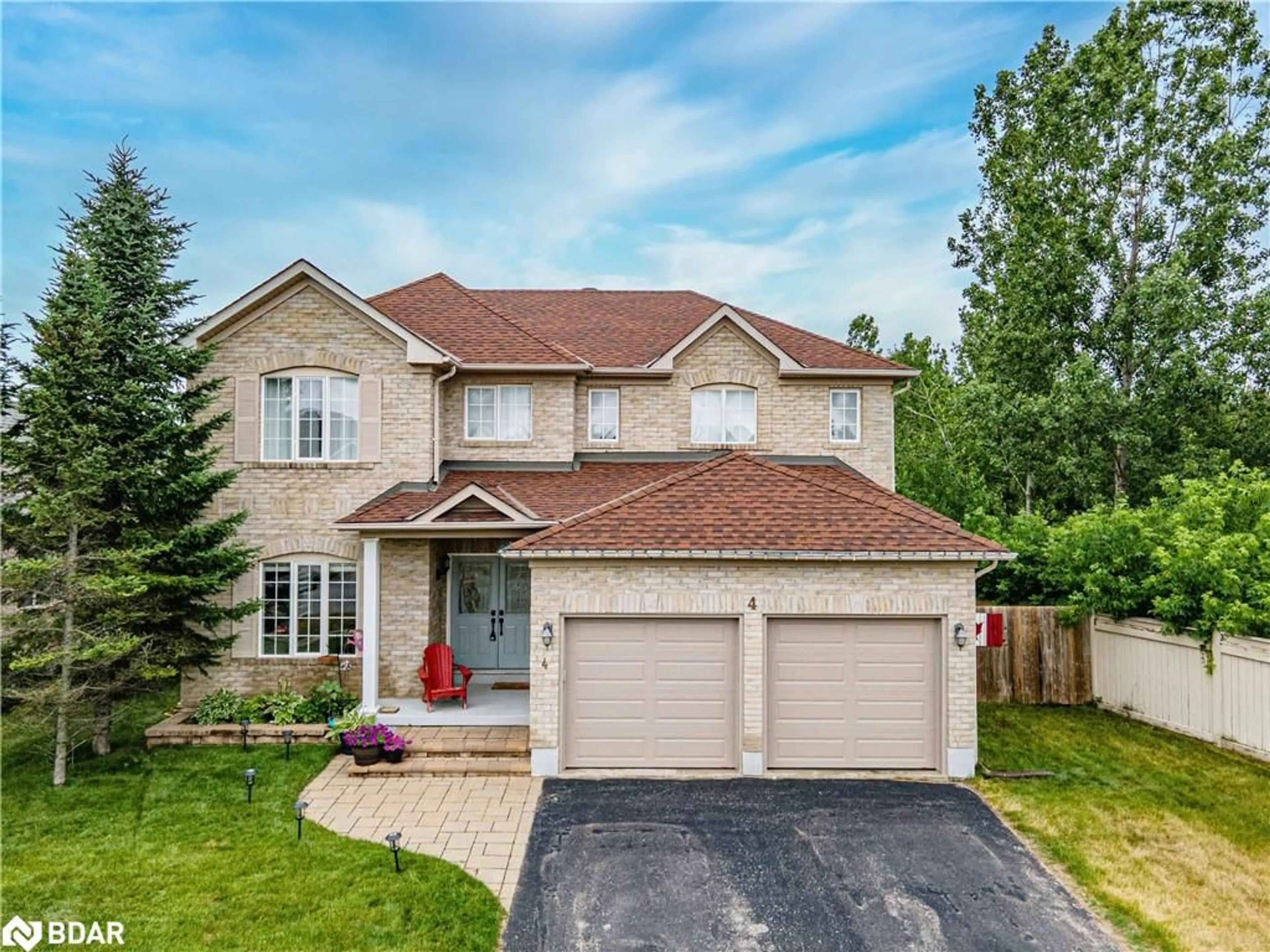 Home with brick exterior material, street for 4 Gold Park Gate, Angus Ontario L3W 0C2