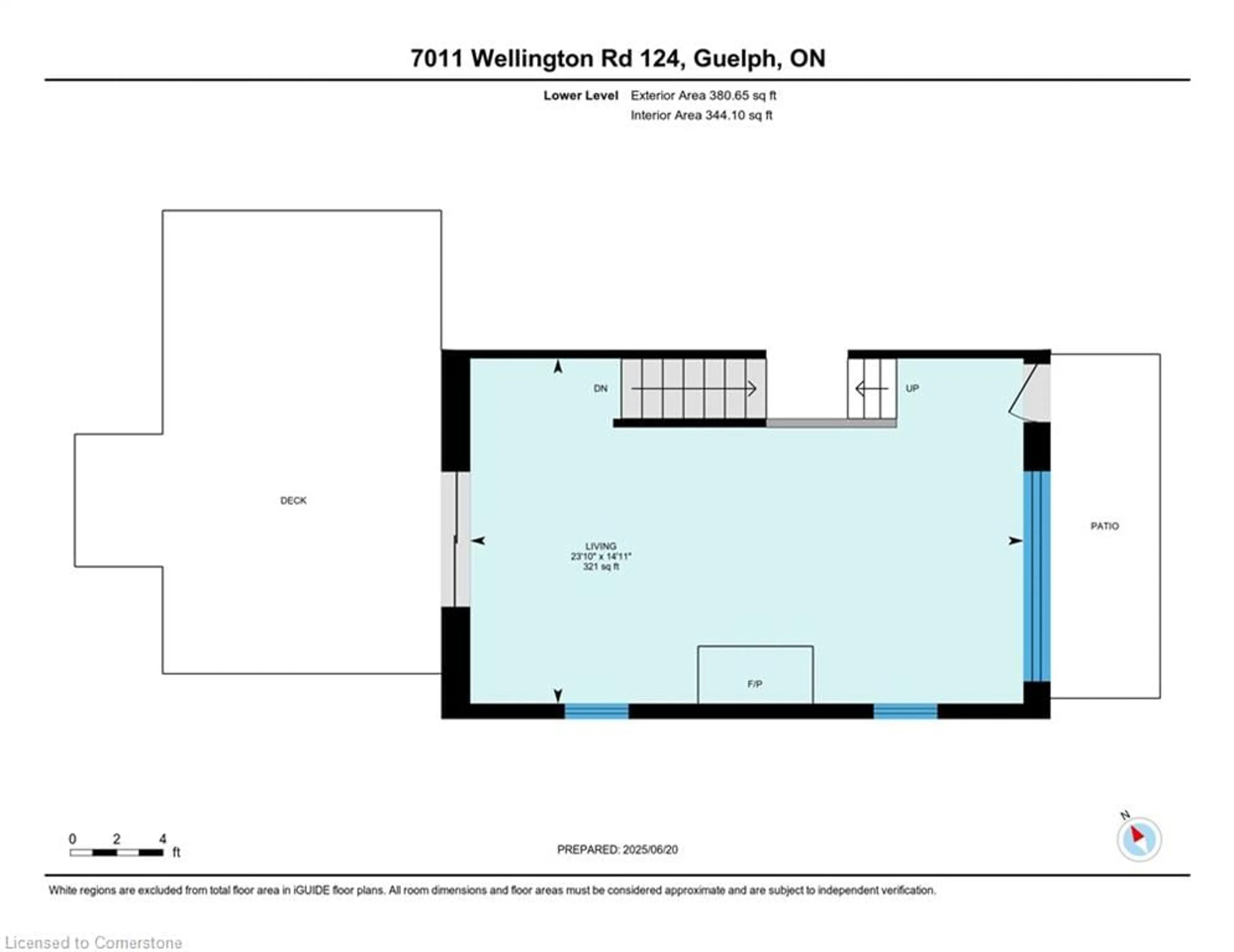 Floor plan for 7011 Wellington Road 124, Guelph/Eramosa Ontario N1H 6J4