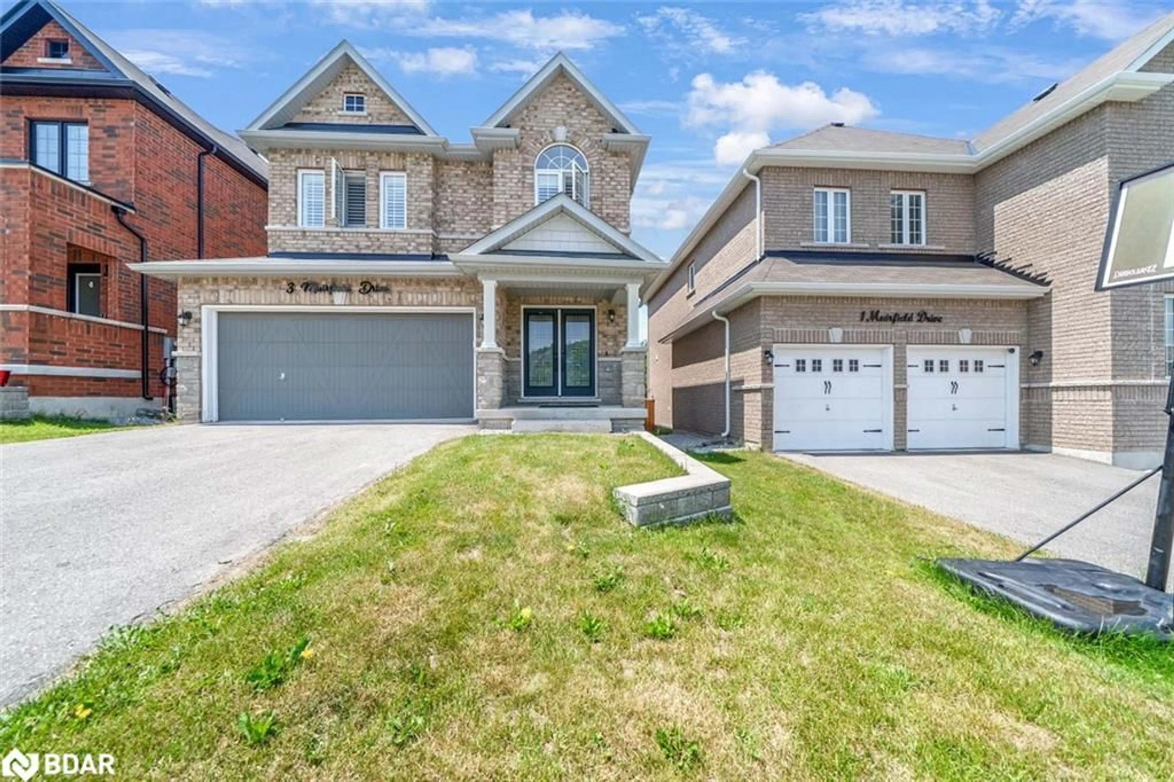 Home with brick exterior material, street for 3 Muirfield Drive, Barrie Ontario L4N 5E9