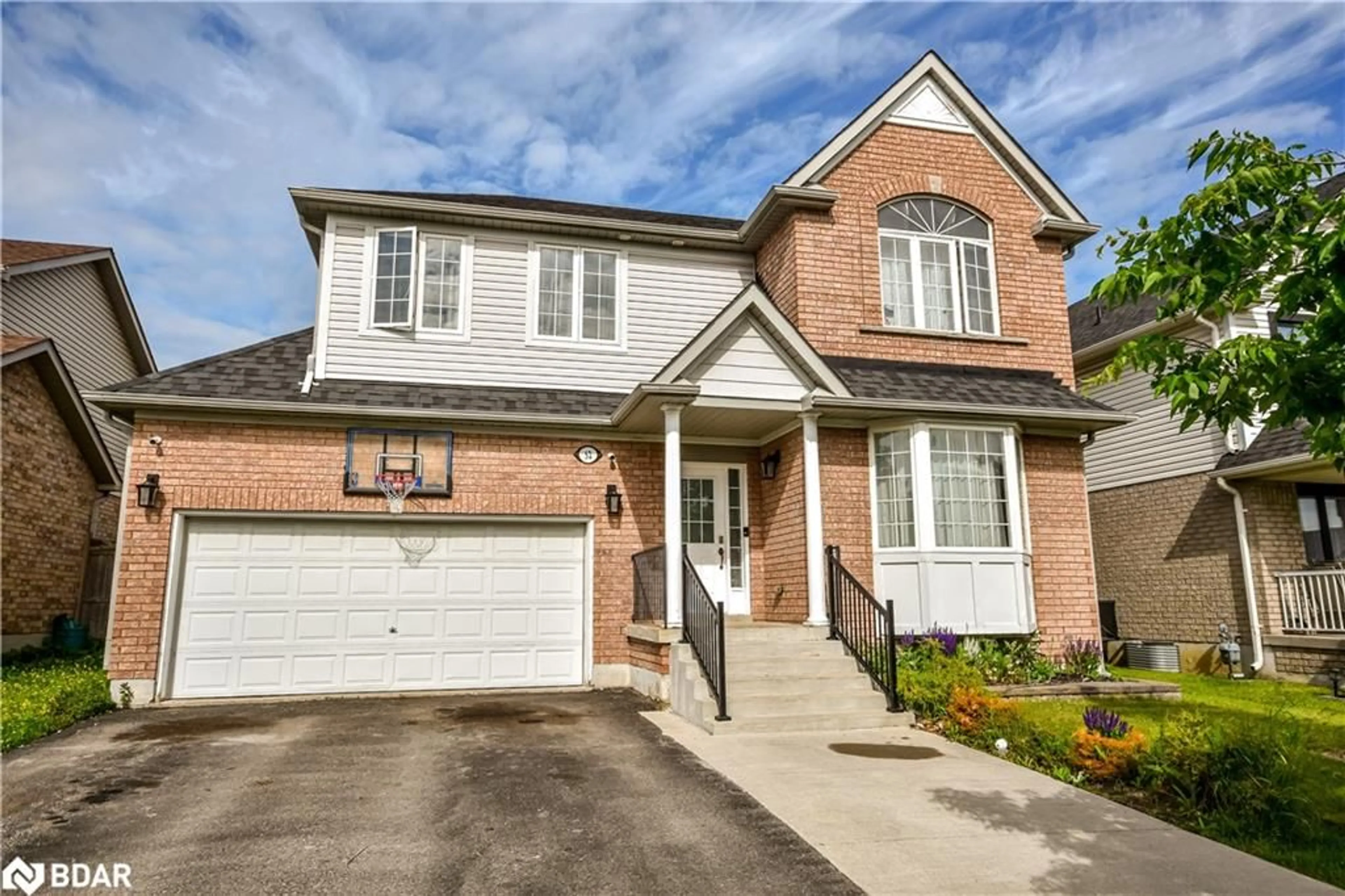 Home with brick exterior material, street for 52 Elmbrook Dr, Barrie Ontario L4N 0Z1