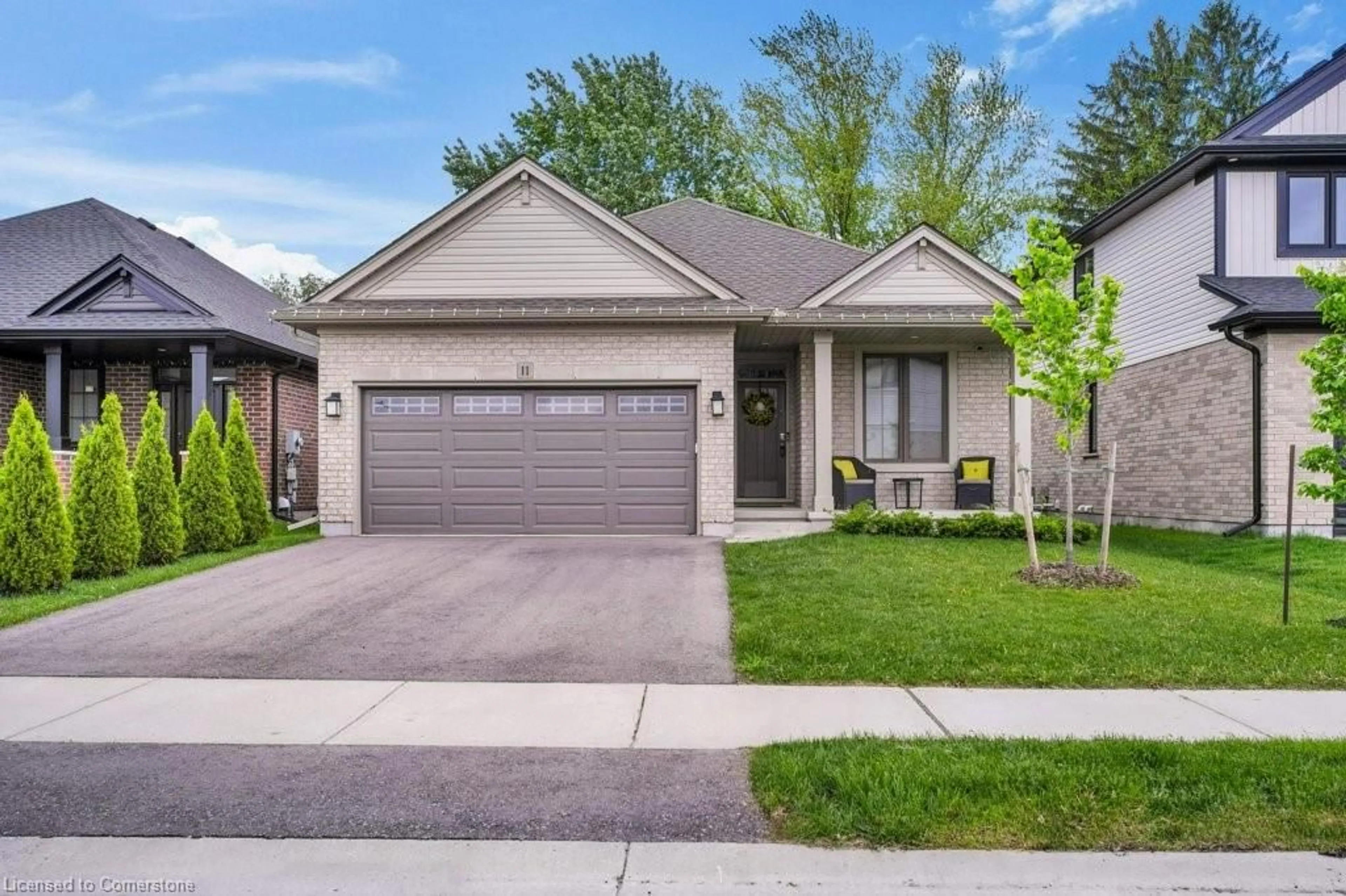 Home with brick exterior material, street for 11 Keba Cres, Tillsonburg Ontario N4G 0K6