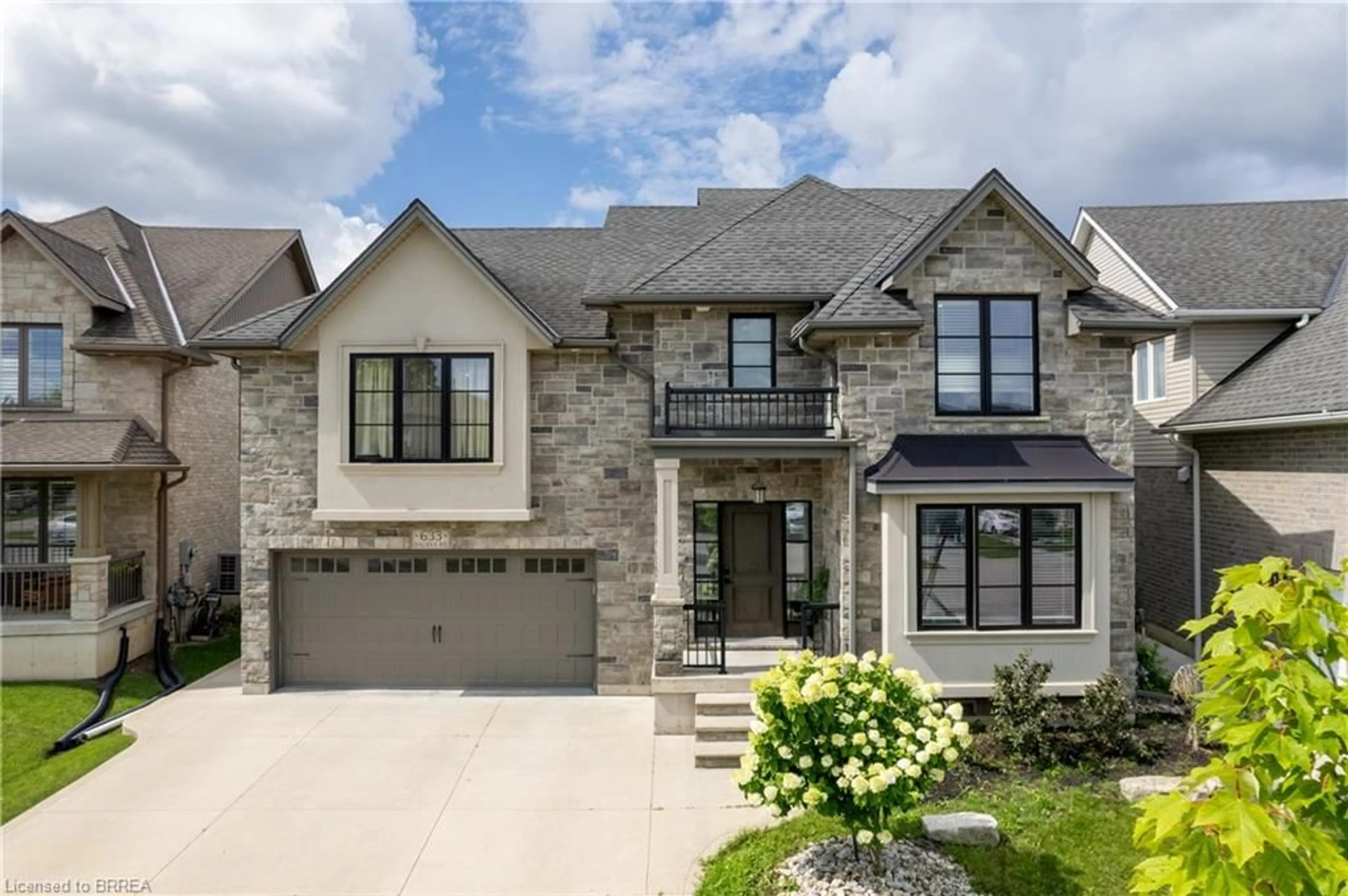 Home with brick exterior material, street for 633 Halifax Rd, Woodstock Ontario N4T 0E8