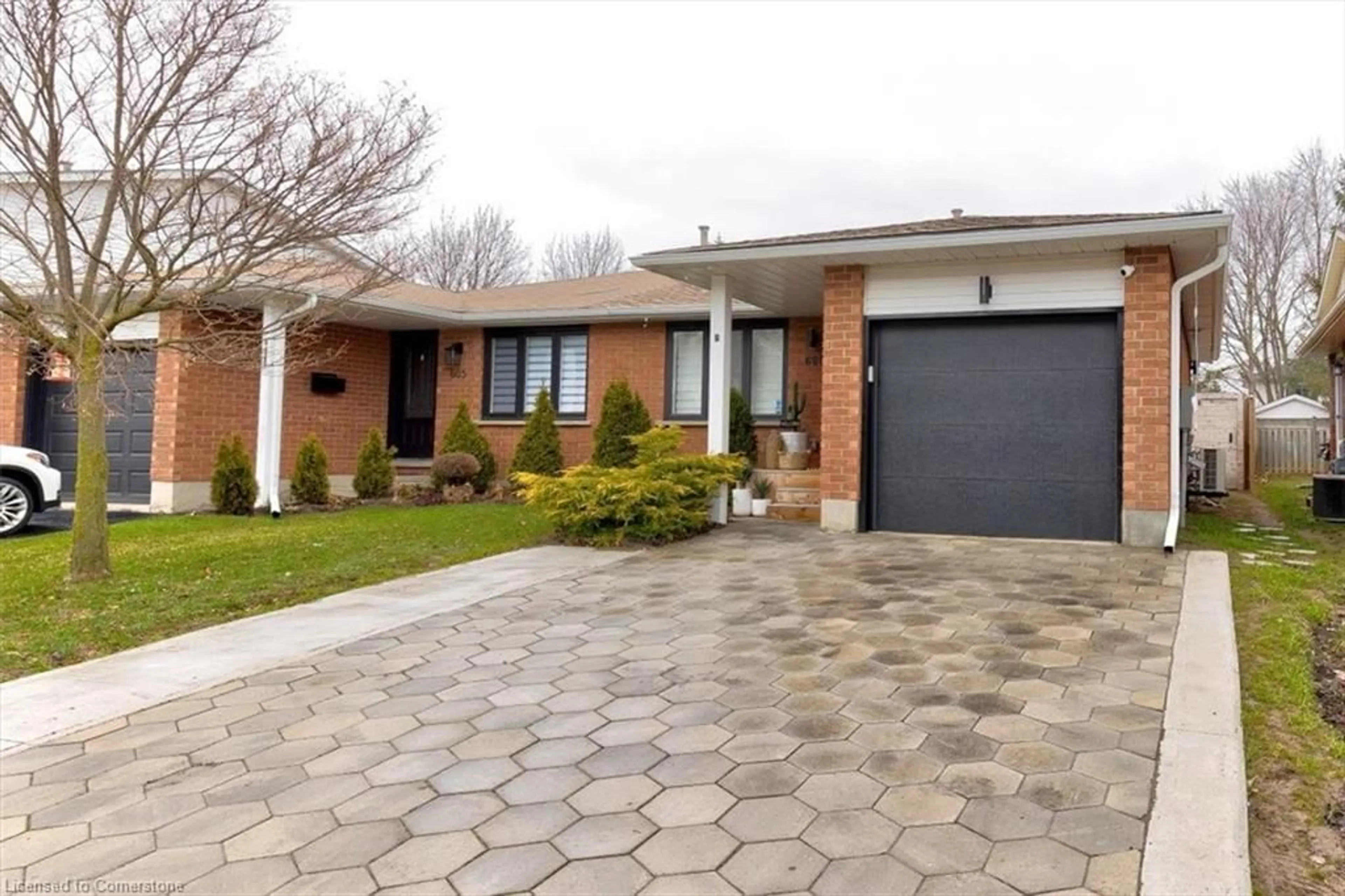 Home with brick exterior material, street for 605 Pinerow Cres #B, Waterloo Ontario N2T 2K6