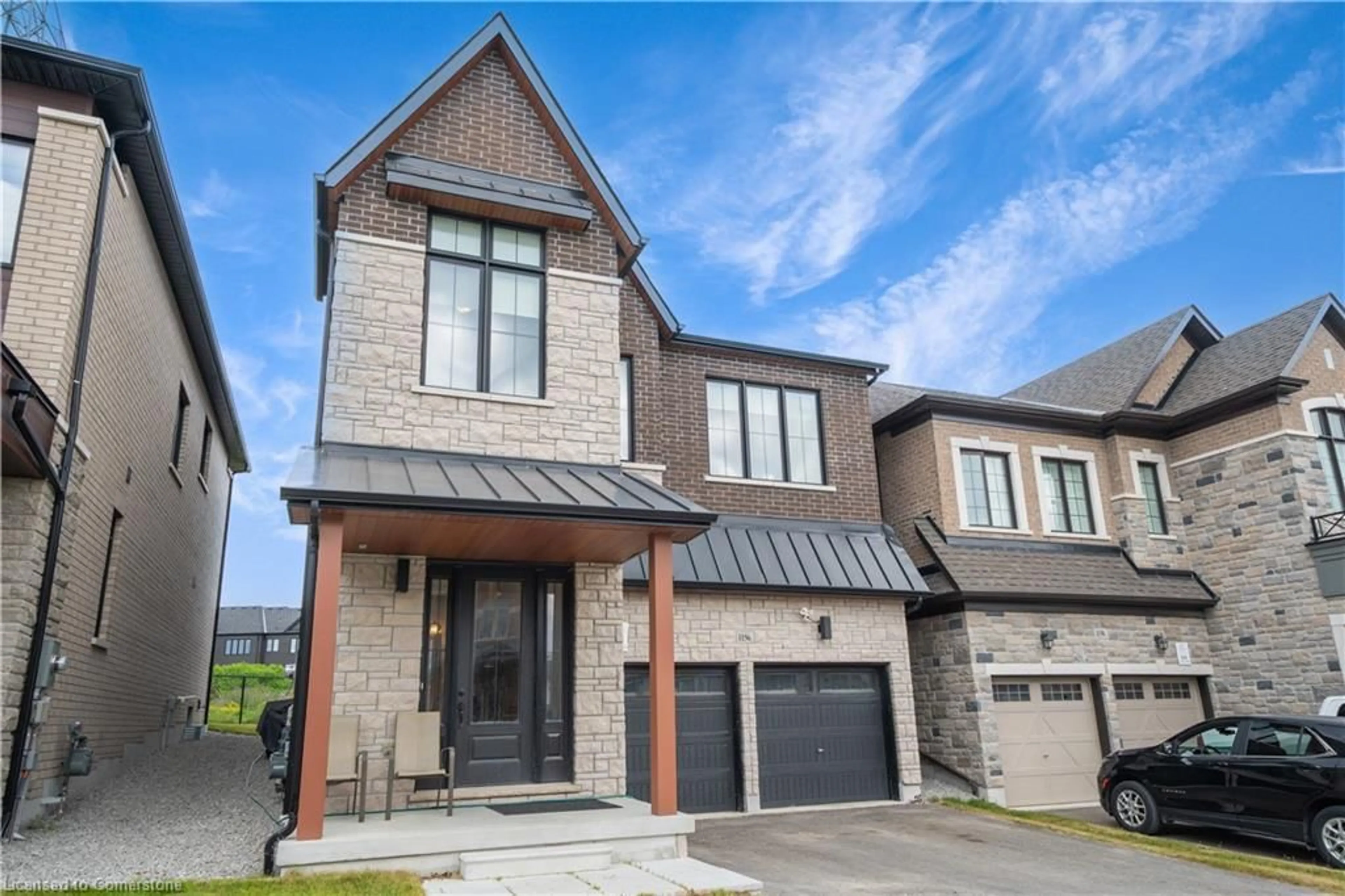 Home with brick exterior material, street for 1156 Skyridge Blvd, Pickering Ontario L1X 0M4