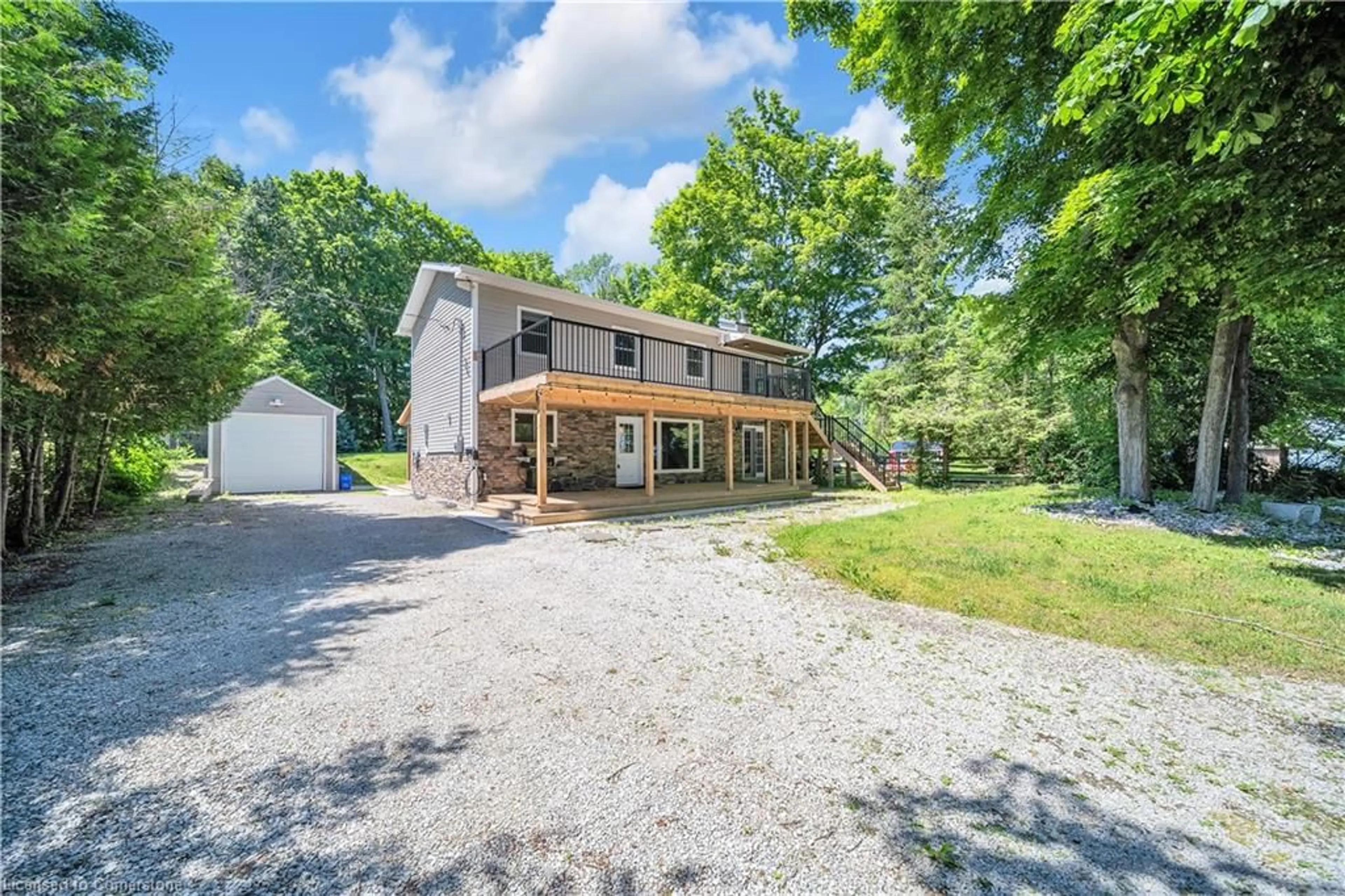 A pic from outside/outdoor area/front of a property/back of a property/a pic from drone, unknown for 339672 Presquile Rd, Kemble Ontario N0H 1S0