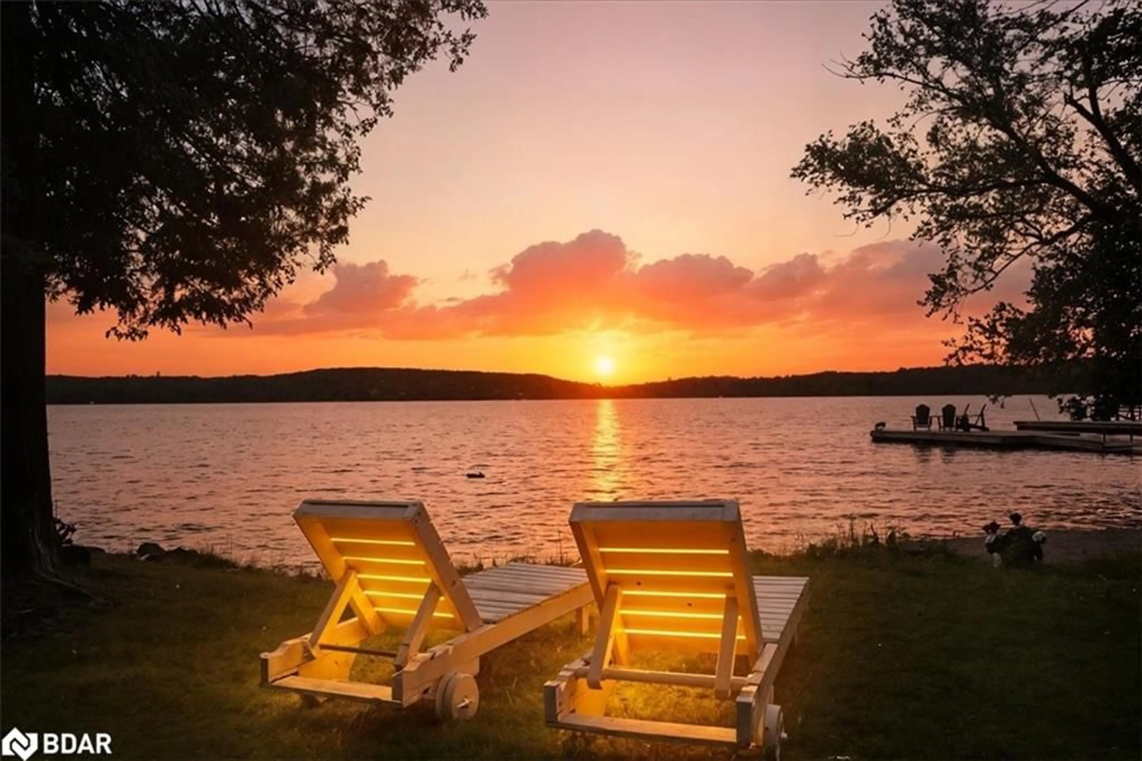 Patio, water/lake/river/ocean view for 1103 Dugan Rd, Minden Hills Ontario K0M 2K0