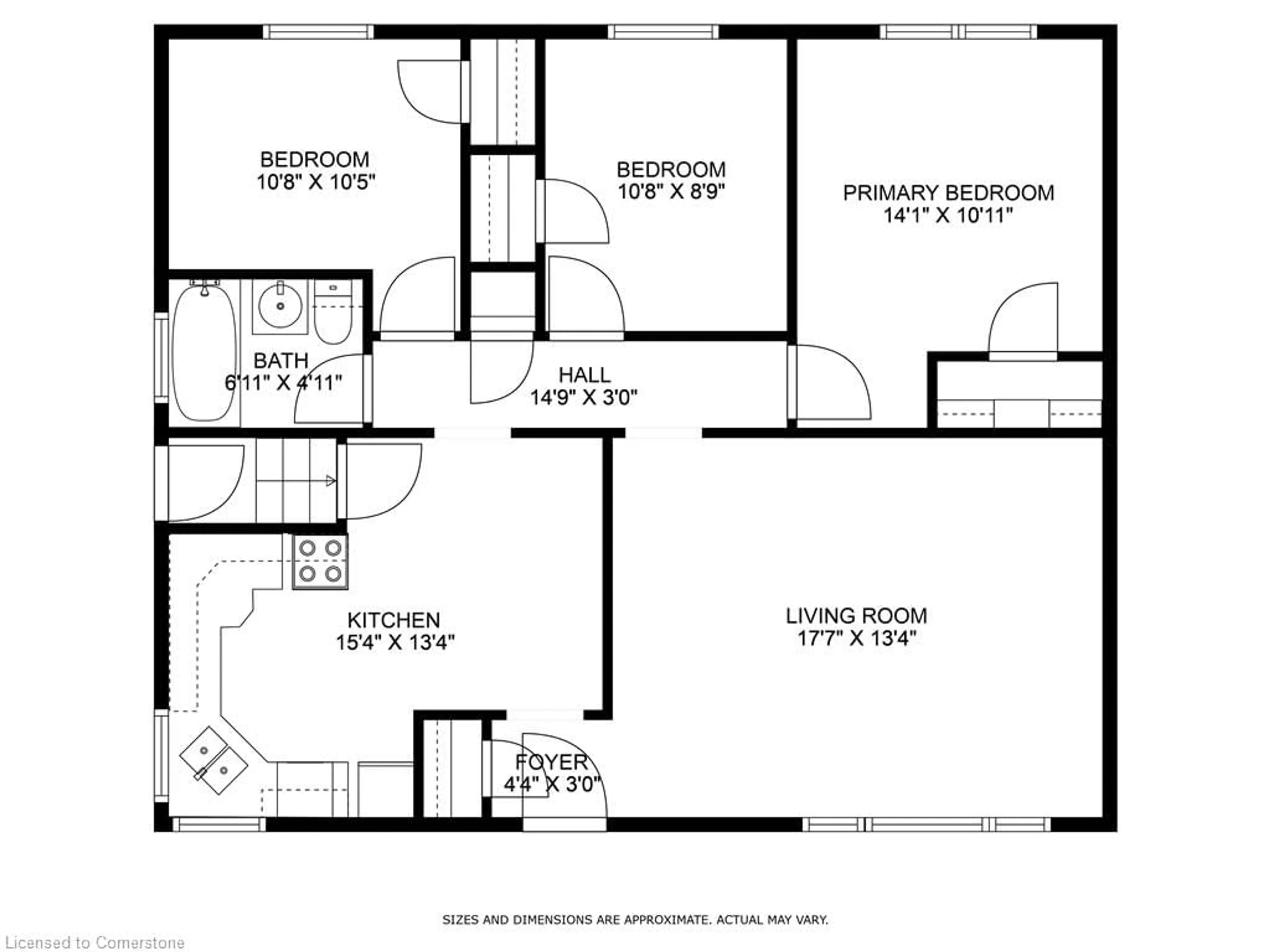 Floor plan for 402 East 37th St, Hamilton Ontario L8V 4B8
