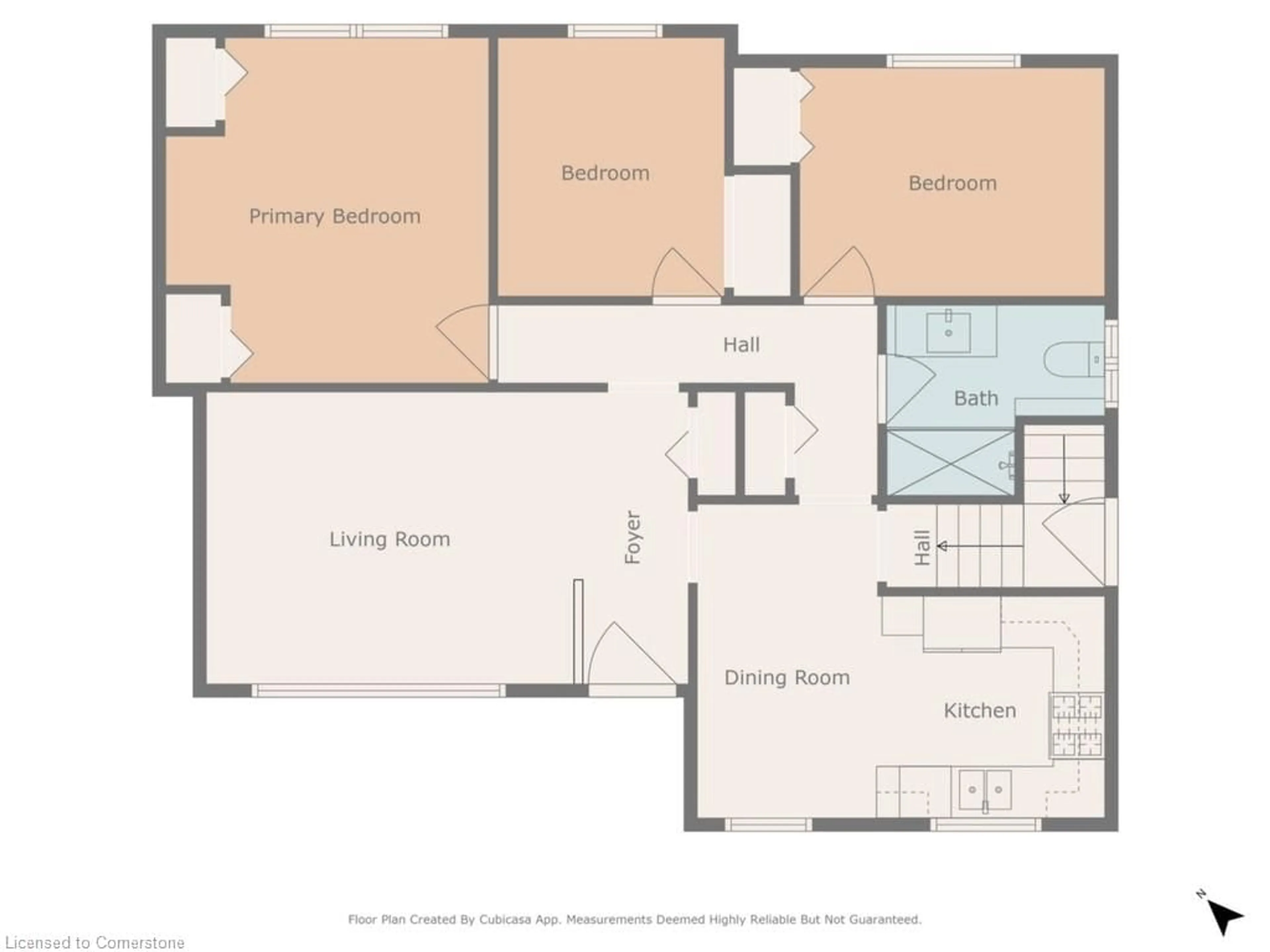 Floor plan for 31 Fern Pl, Hamilton Ontario L8T 2K5