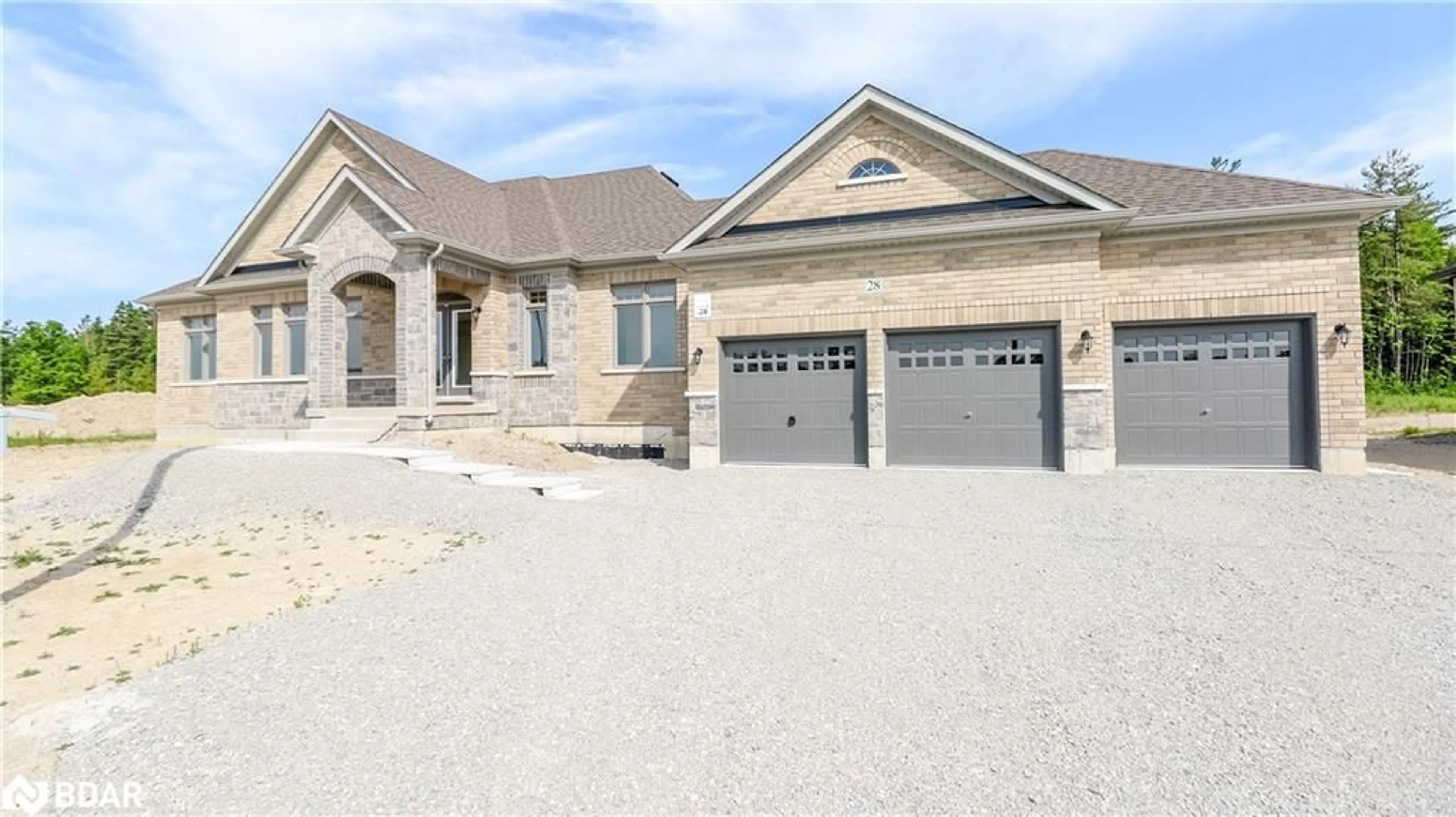 Home with brick exterior material, street for 28 Cottonwood St, Anten Mills Ontario L9X 2E5