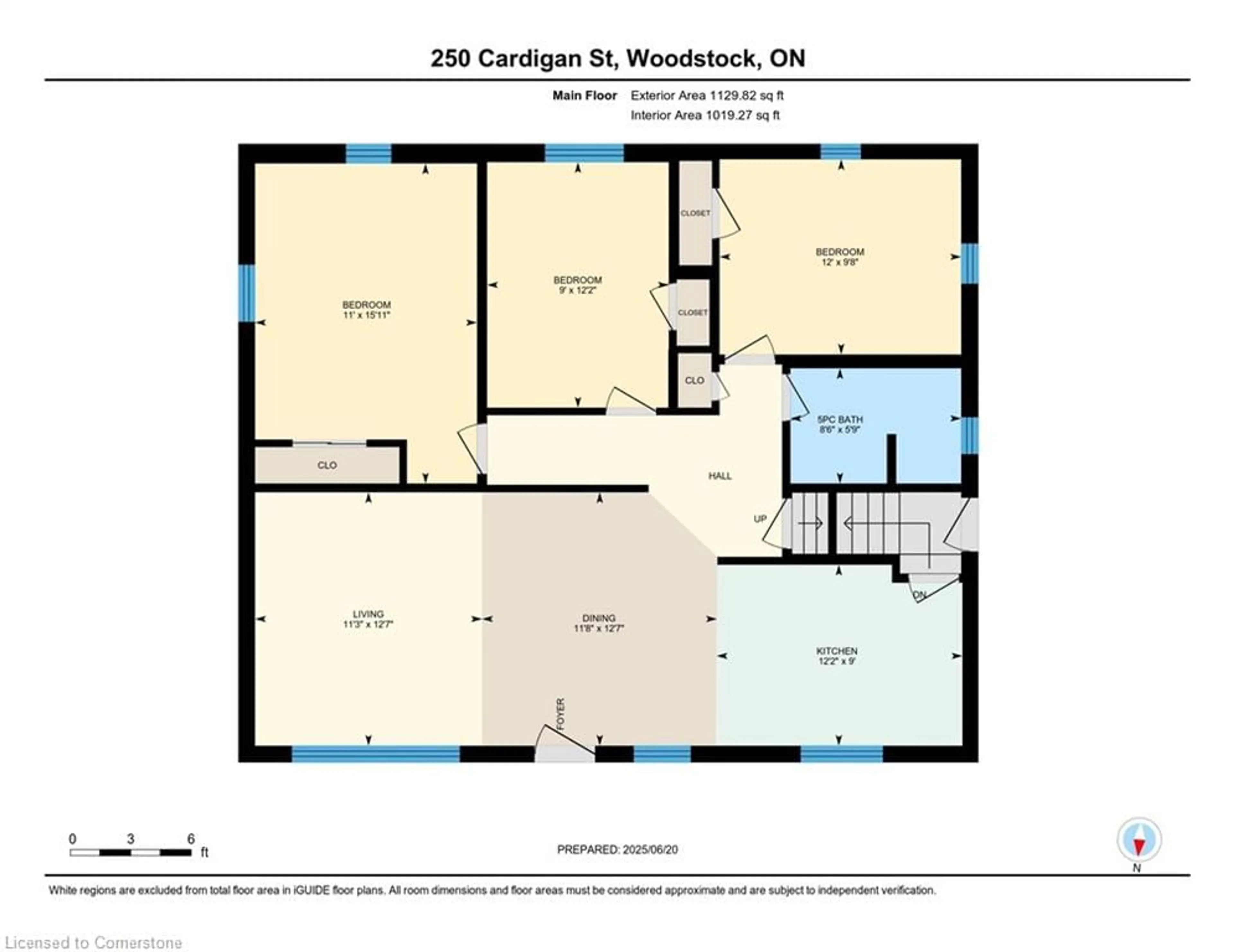 Floor plan for 250 Cardigan St, Woodstock Ontario N4S 1Z6