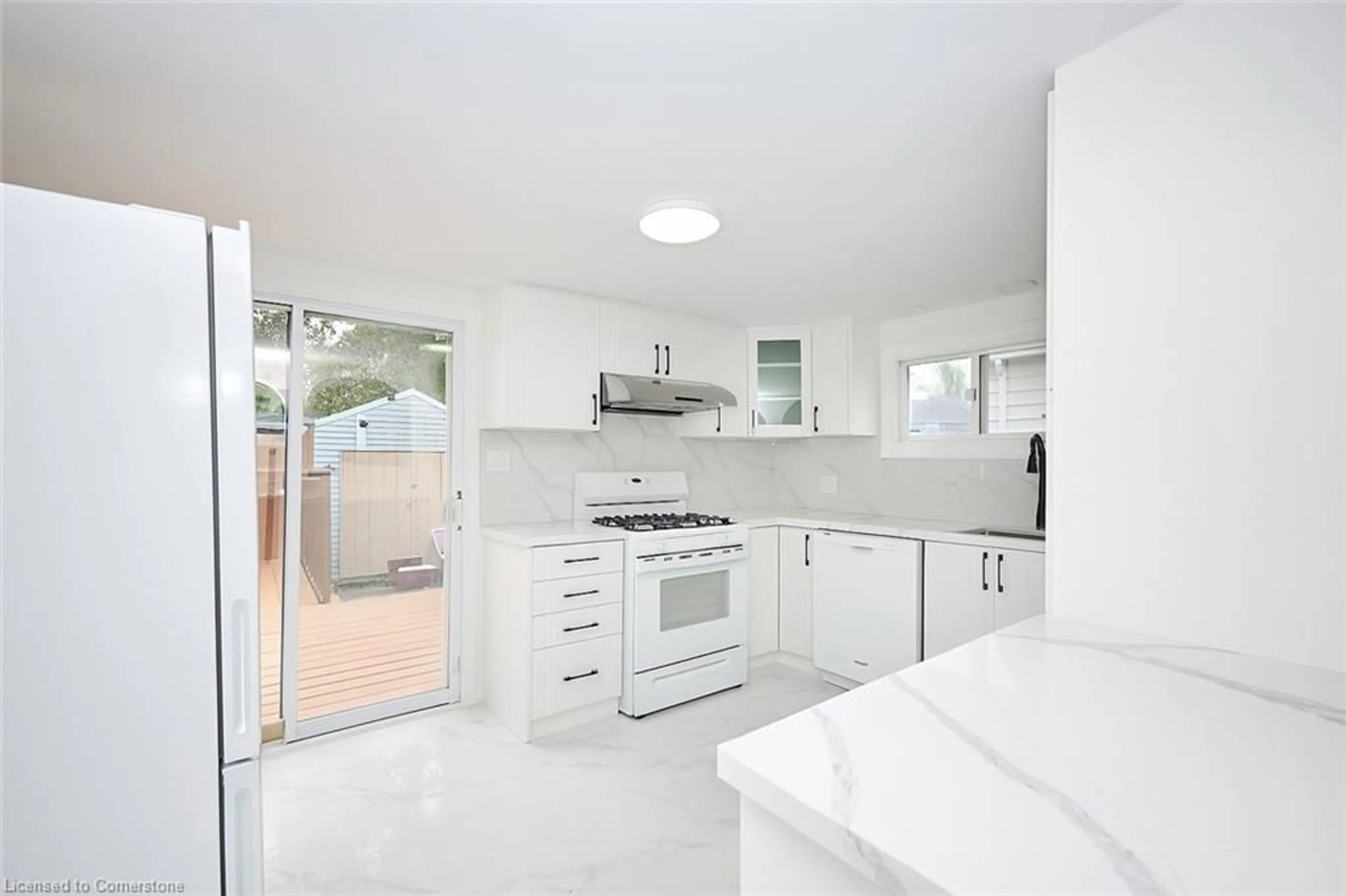Contemporary kitchen, ceramic/tile floor for 34 Scholfield Ave, Welland Ontario L3B 1N5