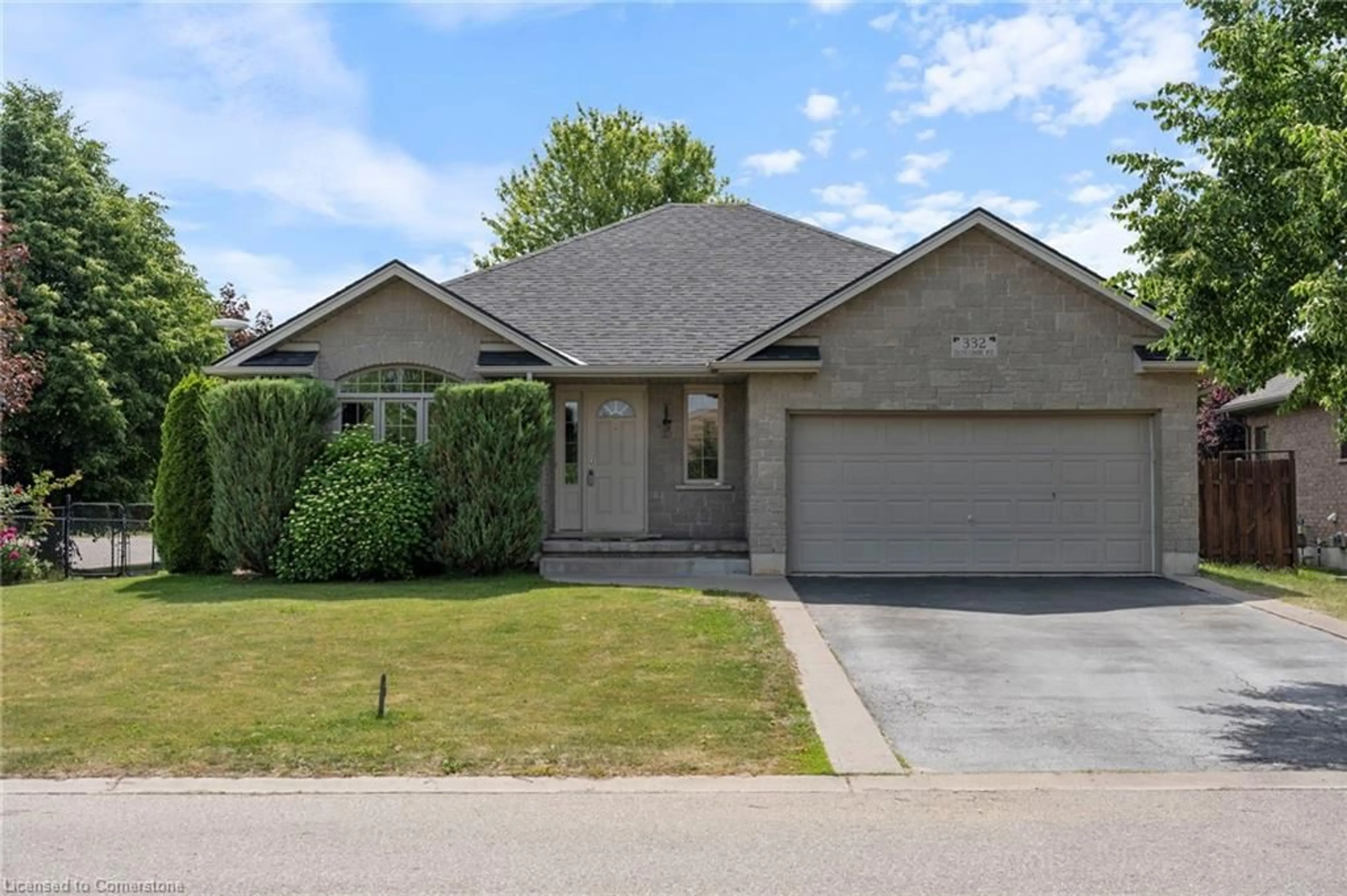 Home with brick exterior material, street for 332 Duncombe Rd, Waterford Ontario N0E 1Y0
