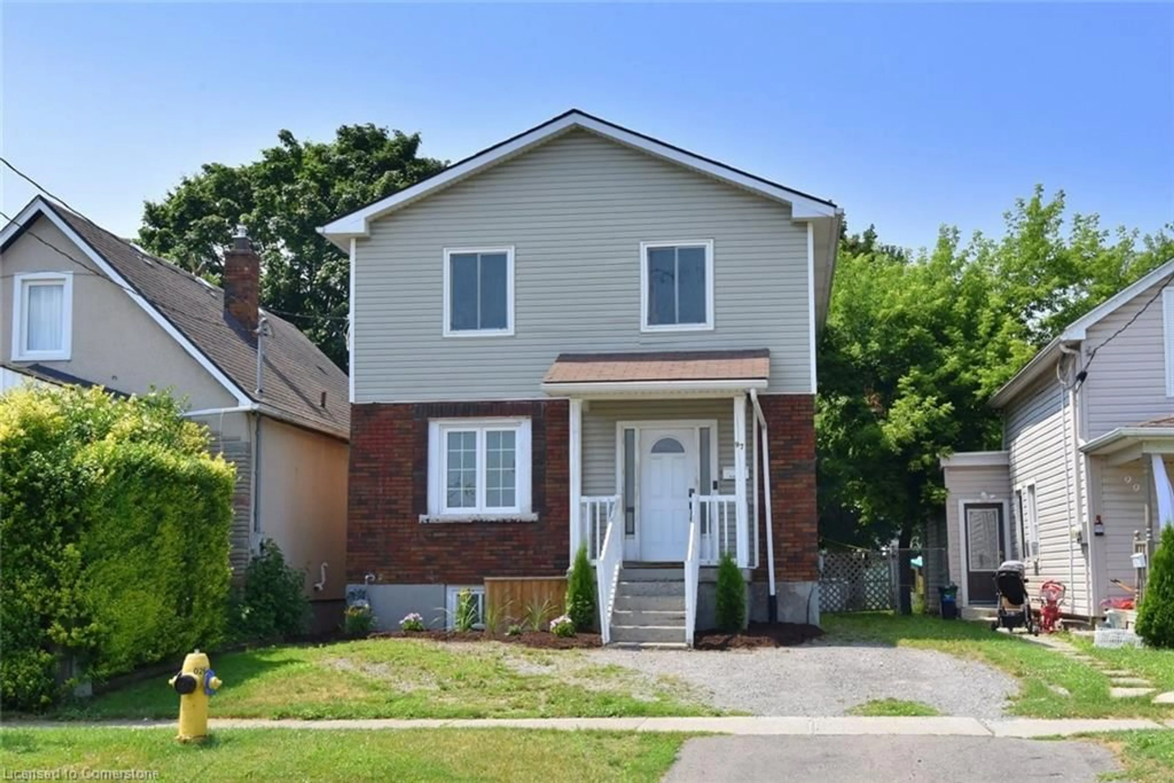 Home with brick exterior material, street for 97 Page St, St. Catharines Ontario L2R 4A8
