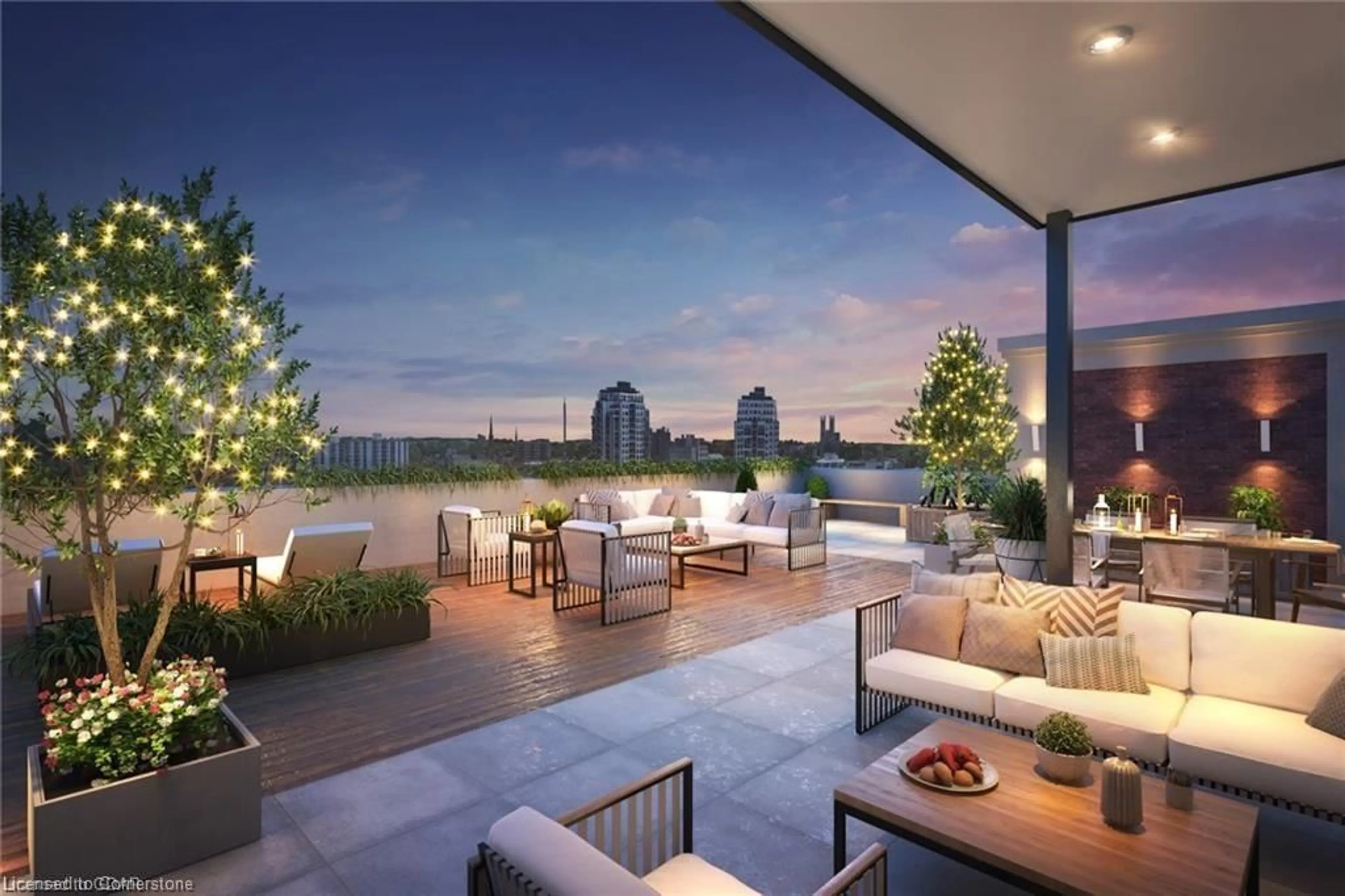 Patio, water/lake/river/ocean view for 120 Huron St #504, Guelph Ontario N1E 0T8