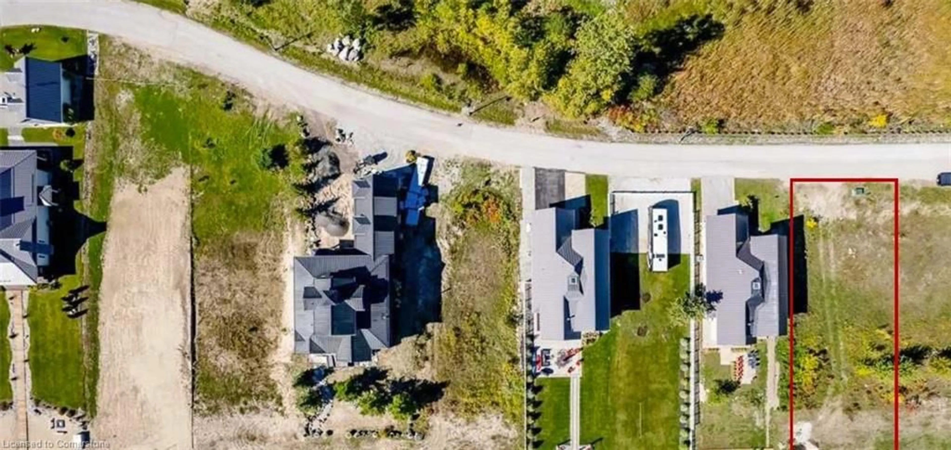 A pic from outside/outdoor area/front of a property/back of a property/a pic from drone, street for 47 Dock Lane, Simcoe Ontario L0K 1R0