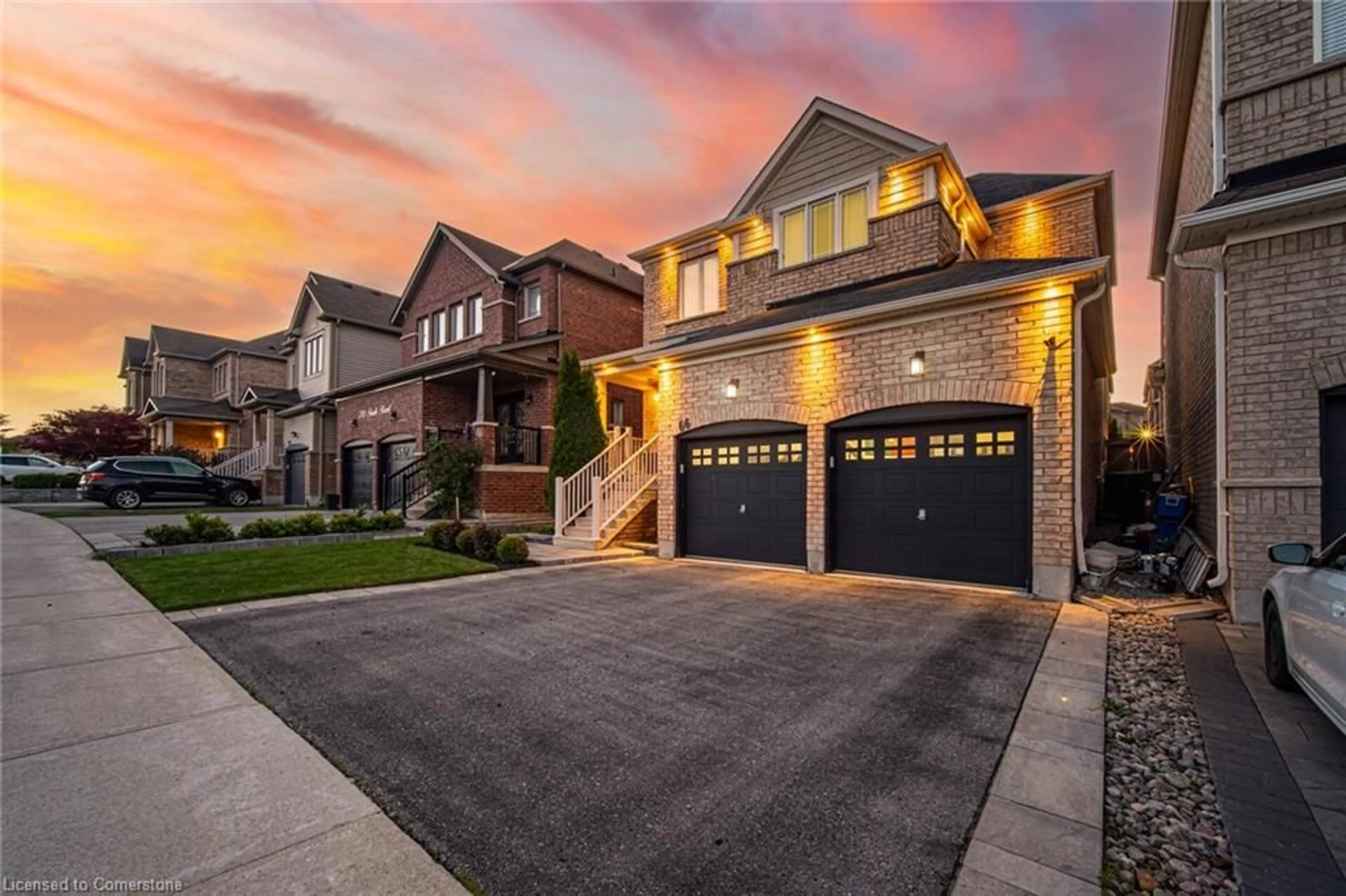 Home with brick exterior material, street for 66 Slack St, Bradford Ontario L3Z 0S5