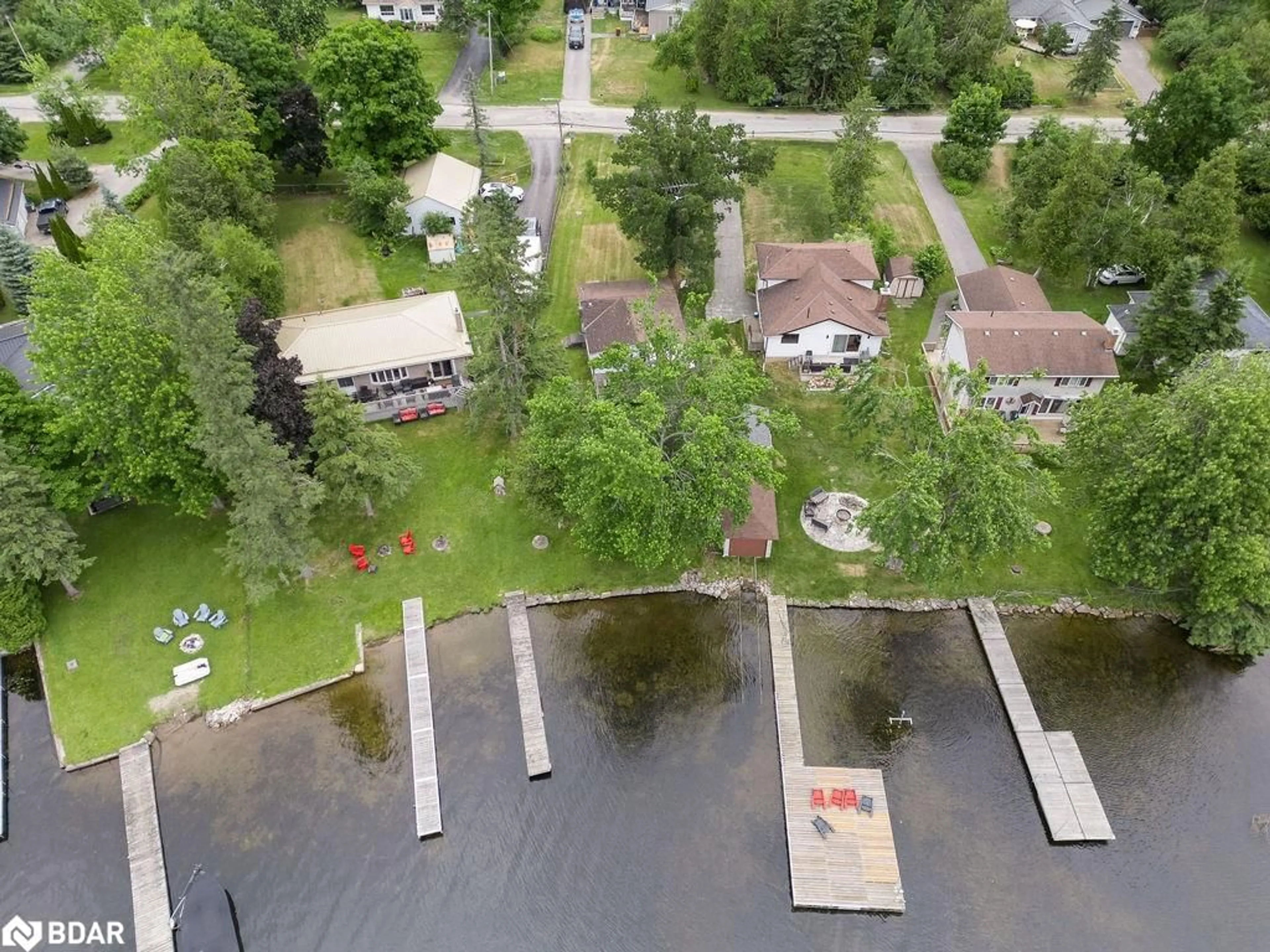 A pic from outside/outdoor area/front of a property/back of a property/a pic from drone, water/lake/river/ocean view for 58 Sturgeon Glen Rd, Fenelon Falls Ontario K0M 1N0
