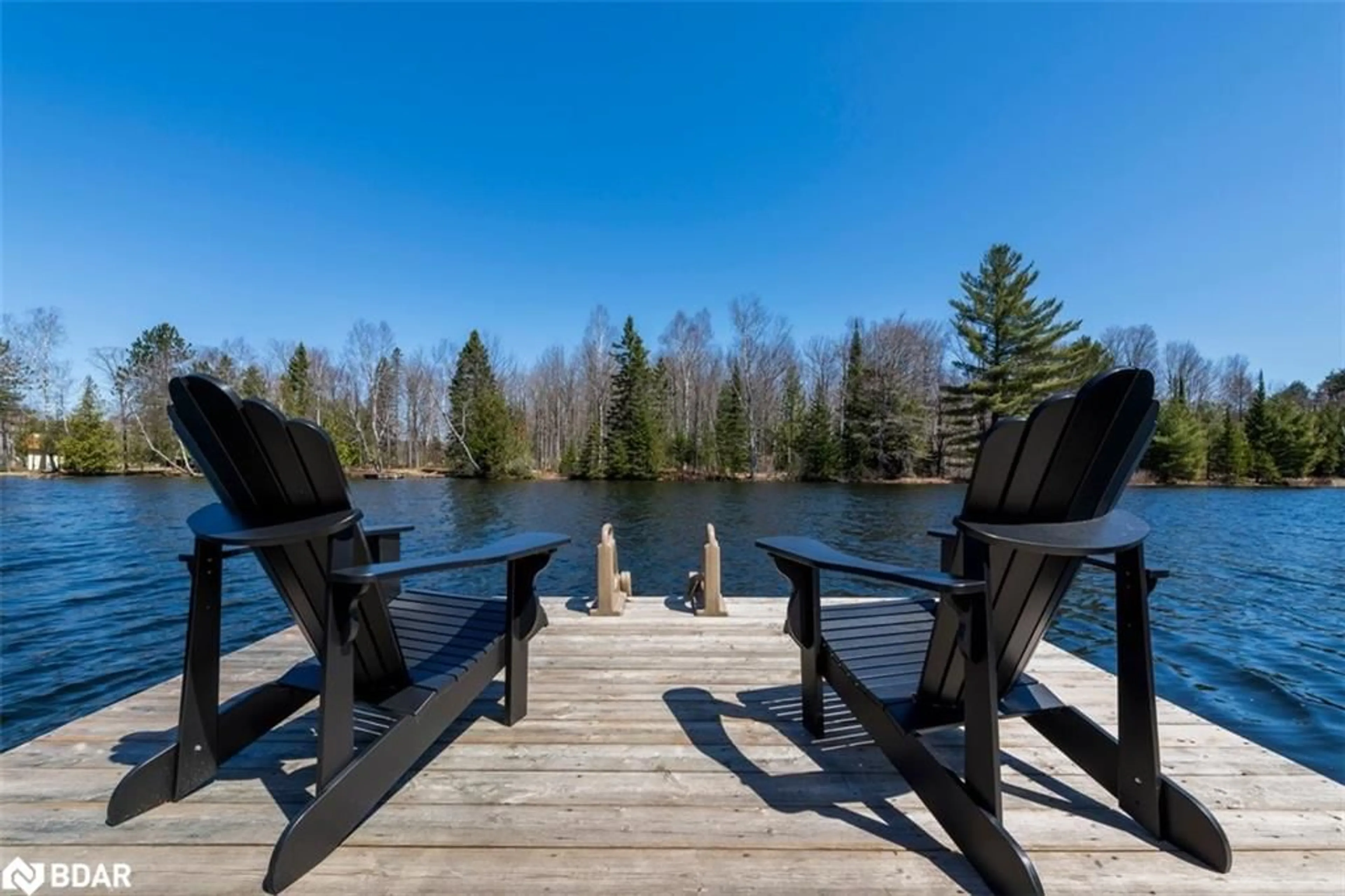 Patio, water/lake/river/ocean view for 1053 Esson Creek Lane, Wilberforce Ontario K0L 3C0
