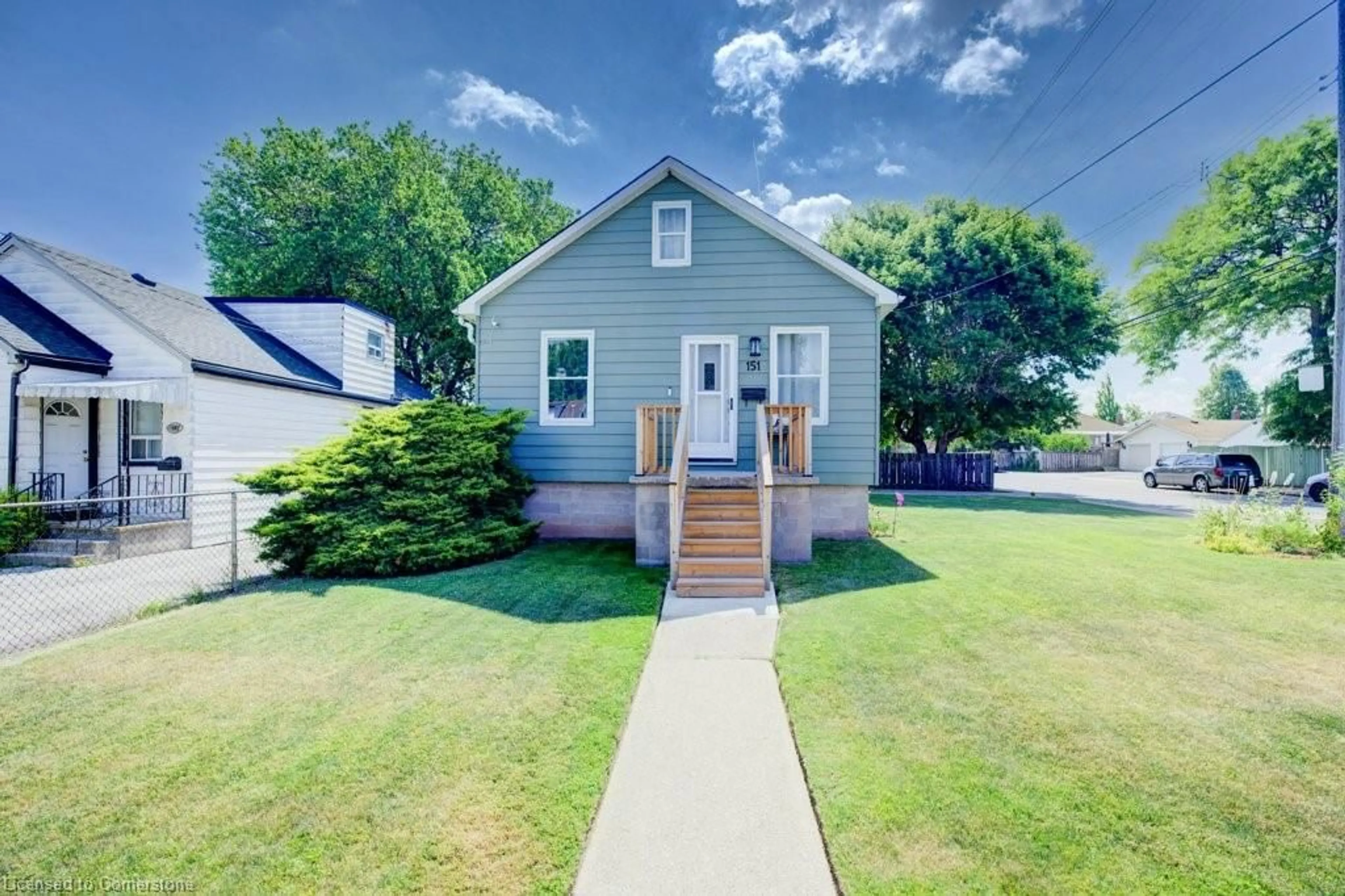 A pic from outside/outdoor area/front of a property/back of a property/a pic from drone, street for 151 Walter Ave, Hamilton Ontario L8K 3K8