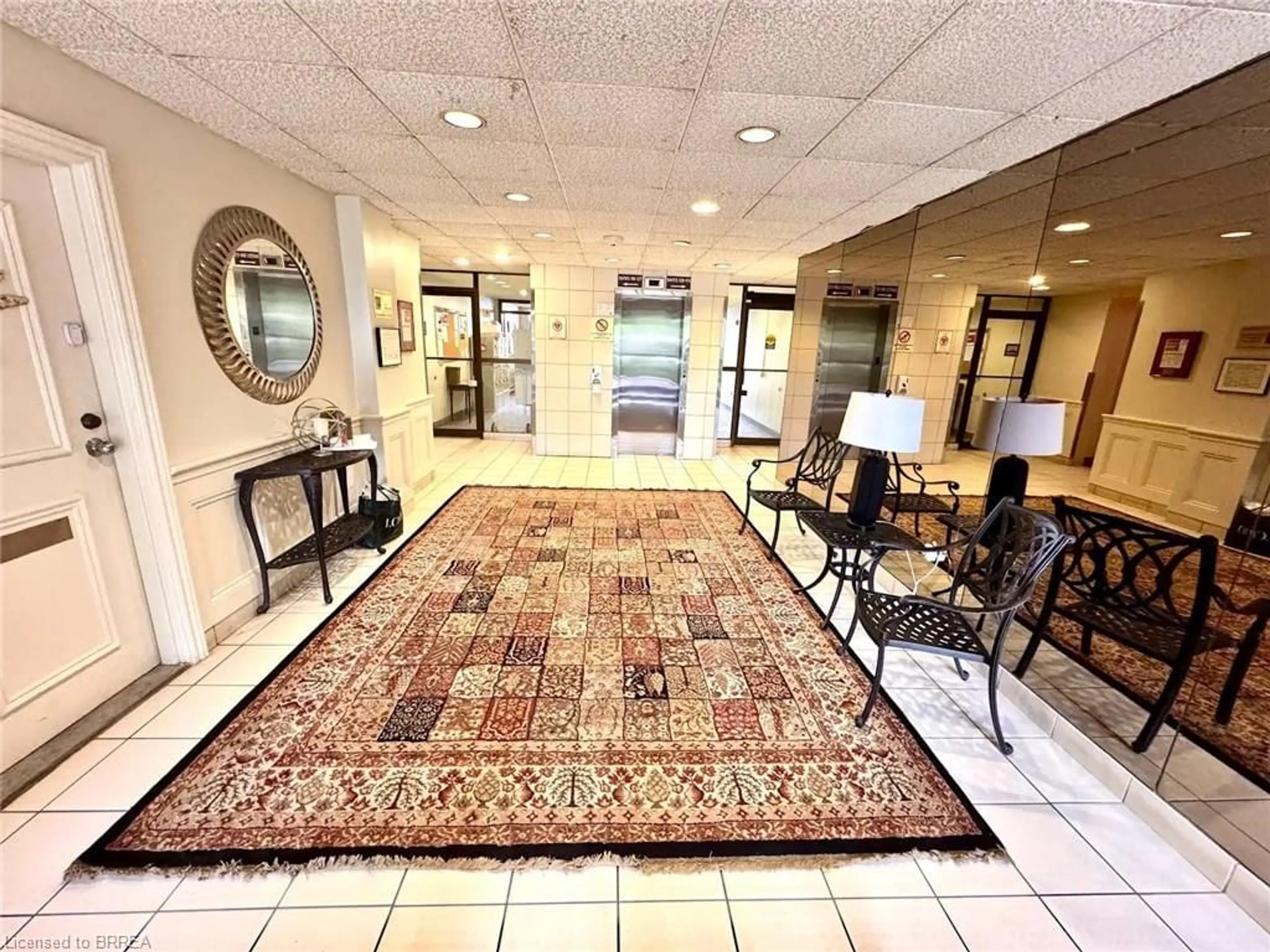 Lobby for 36 Hayhurst Rd #160, Brantford Ontario N3R 6Y9