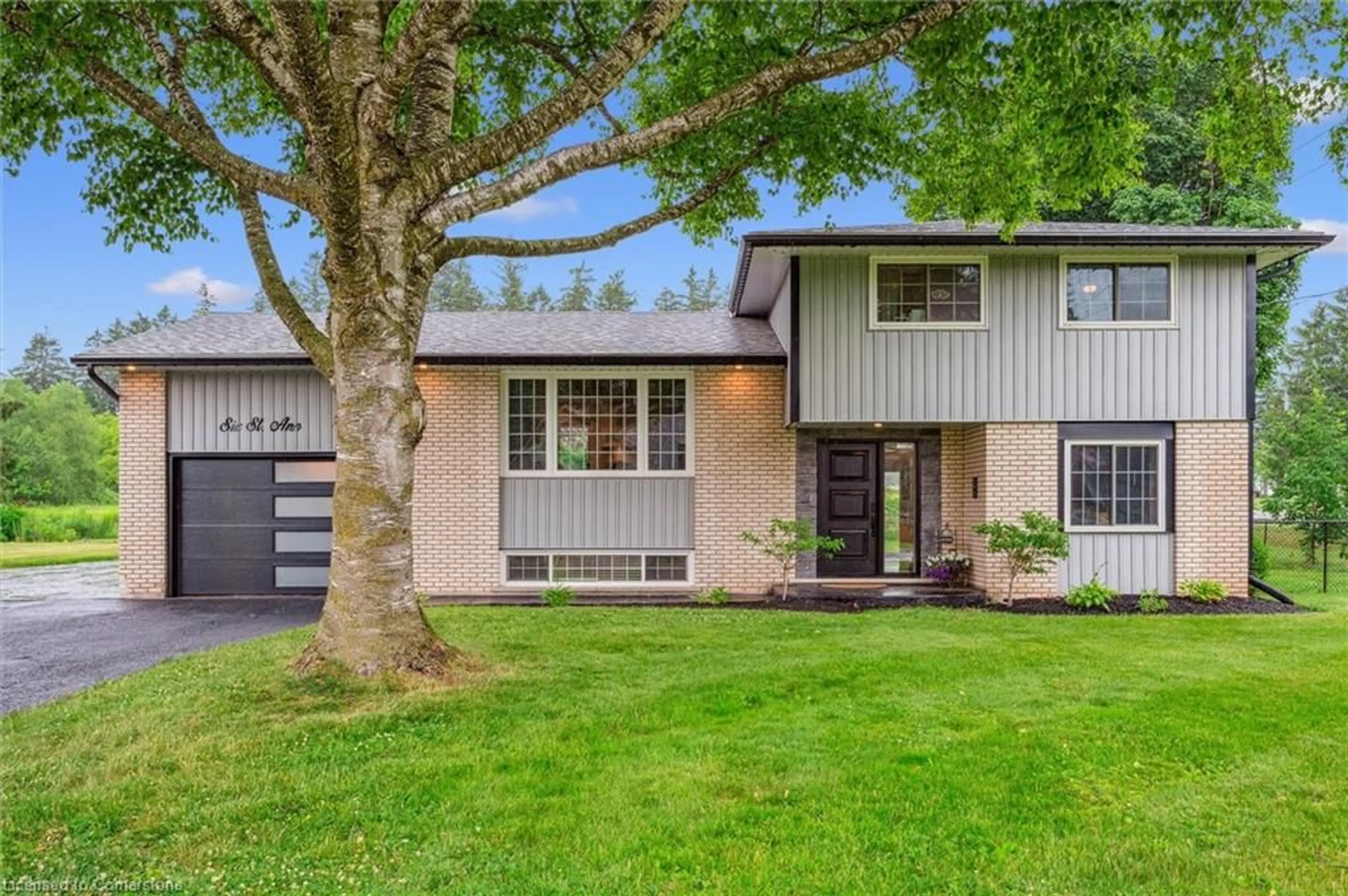 Home with vinyl exterior material, street for 6 St Ann Ave, St. Agatha Ontario N0B 2L0