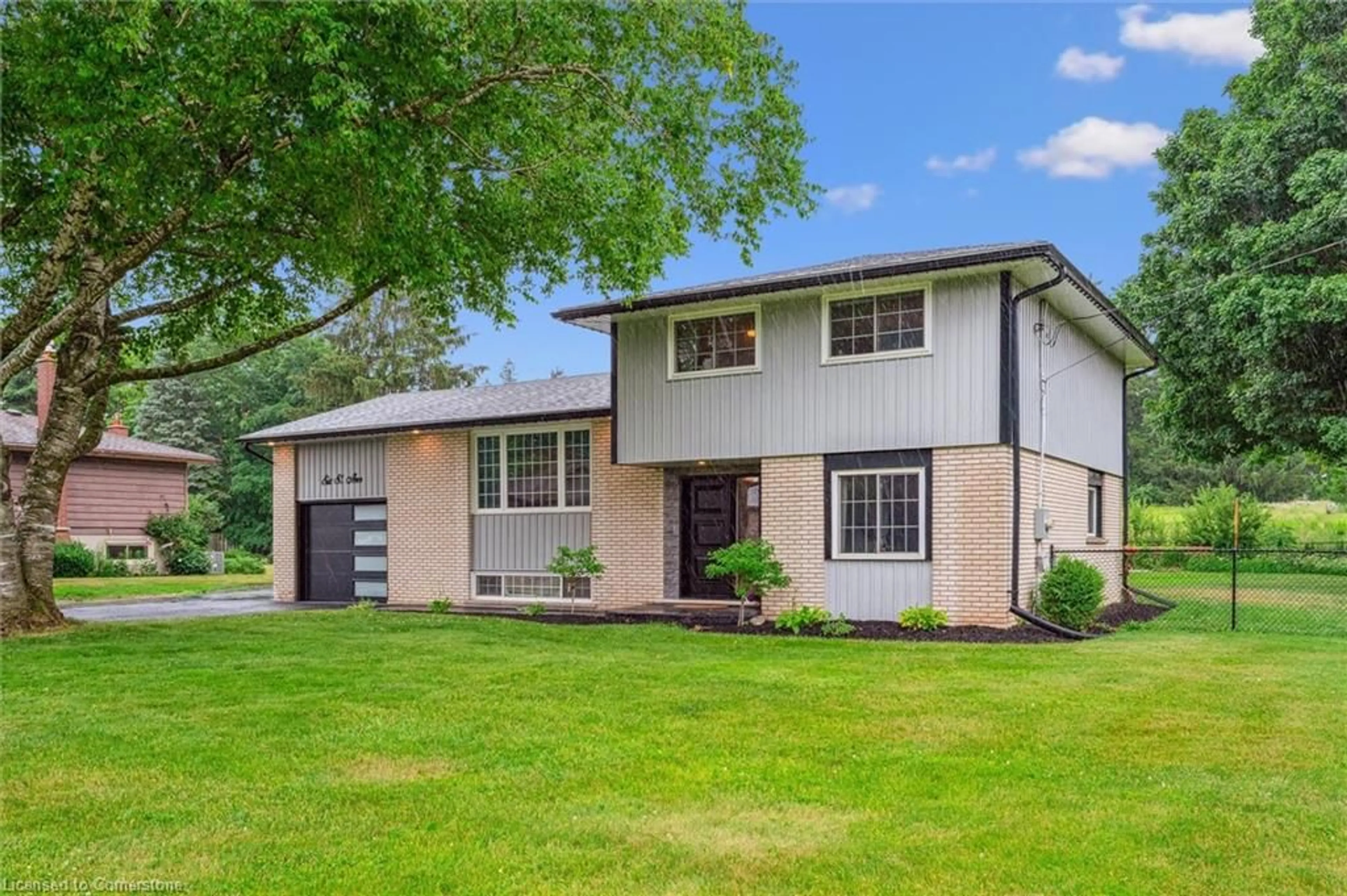 Home with vinyl exterior material, street for 6 St Ann Ave, St. Agatha Ontario N0B 2L0